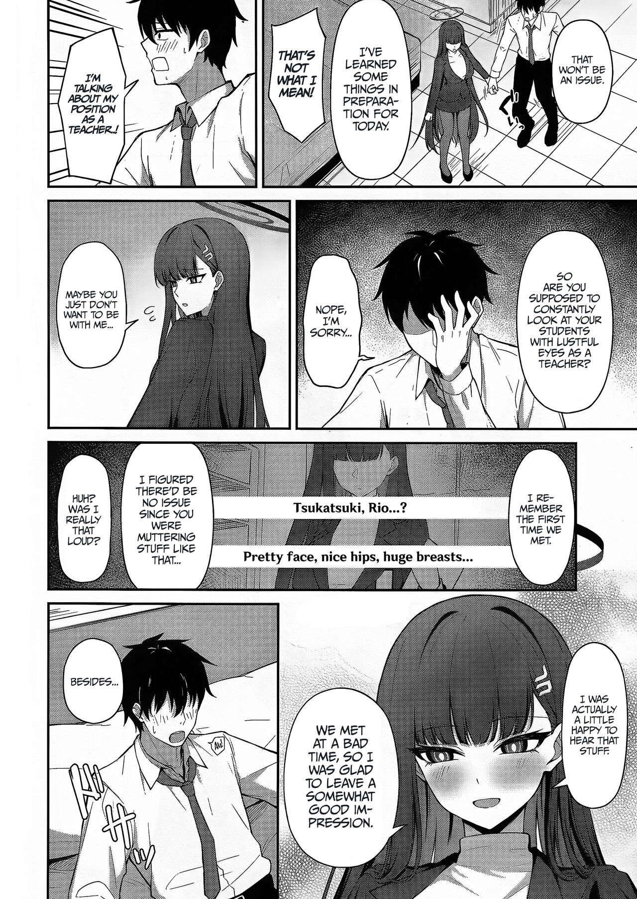 (C103) [Inari Koubou (Tennen Inari)]Tsukatsuki Rio no Shokuzai | Tsukatsuki Rio’s Atonement(Blue Archive) [English] [LunaticSeibah] Page 6