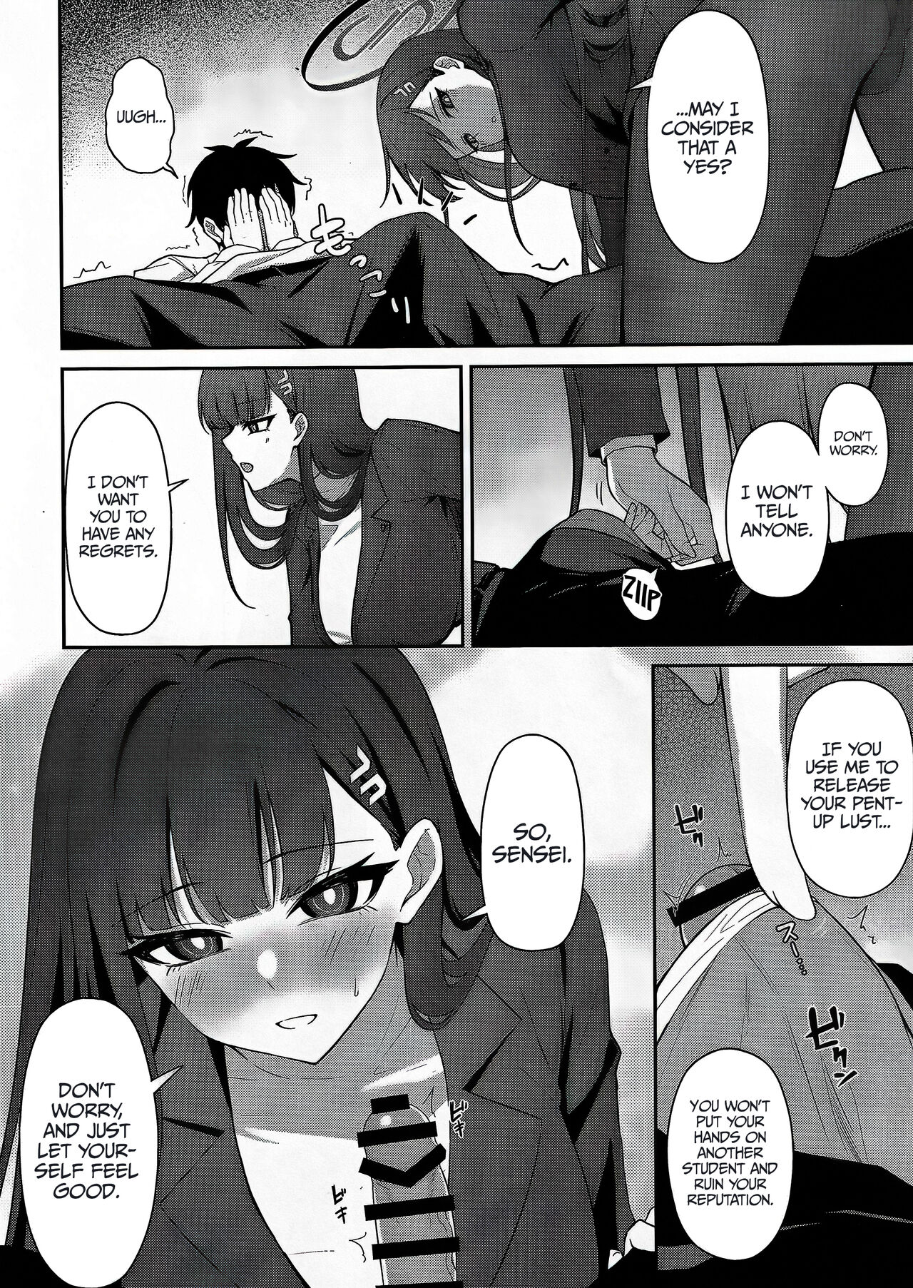 (C103) [Inari Koubou (Tennen Inari)]Tsukatsuki Rio no Shokuzai | Tsukatsuki Rio’s Atonement(Blue Archive) [English] [LunaticSeibah] Page 8