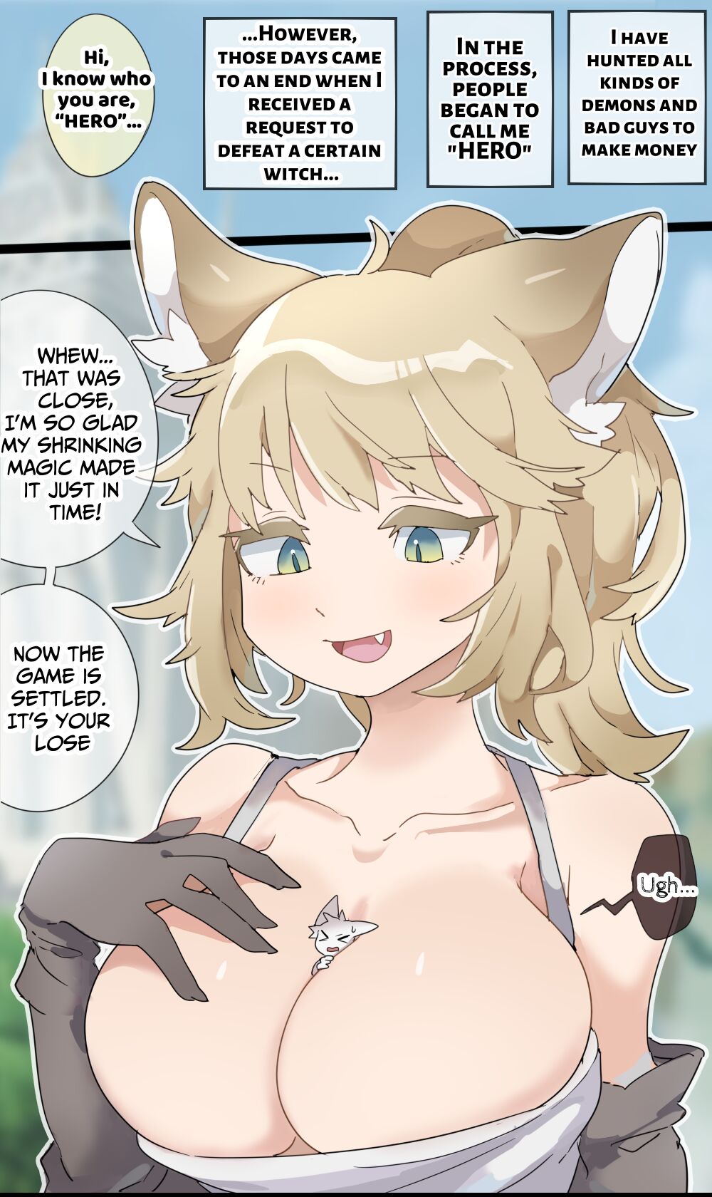 [imaat]Giantess VORE & Corruption[English/Japanese] Page 1