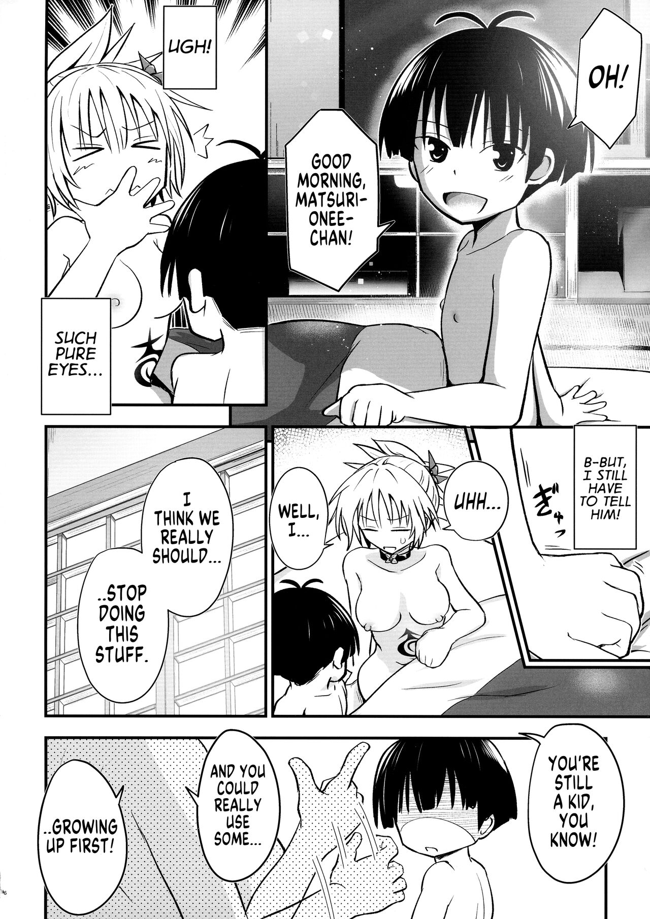 (C101) [Umari-ya (D-2)]Harenchi! Matsuri-chan 3(Ayakashi Triangle) [English] [GTF] Page 6