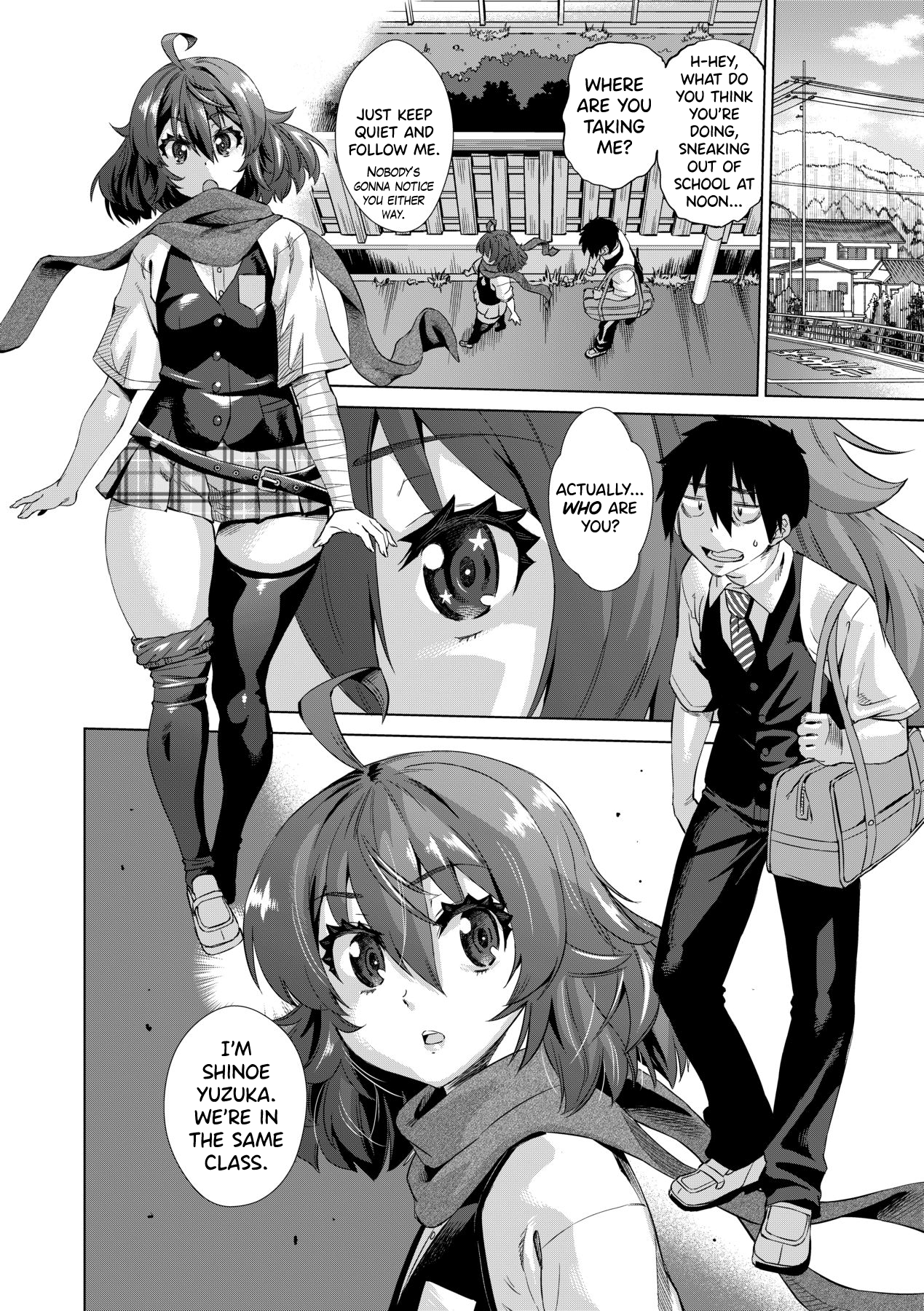 [Abe Morioka]Jagan no Saimin Inryoku de Seitokai Les Joshi-tachi no Shojo o Kyousei Rape!! Ch.1-3[English] [biribiri] [Decensored] [Digital] Page 10