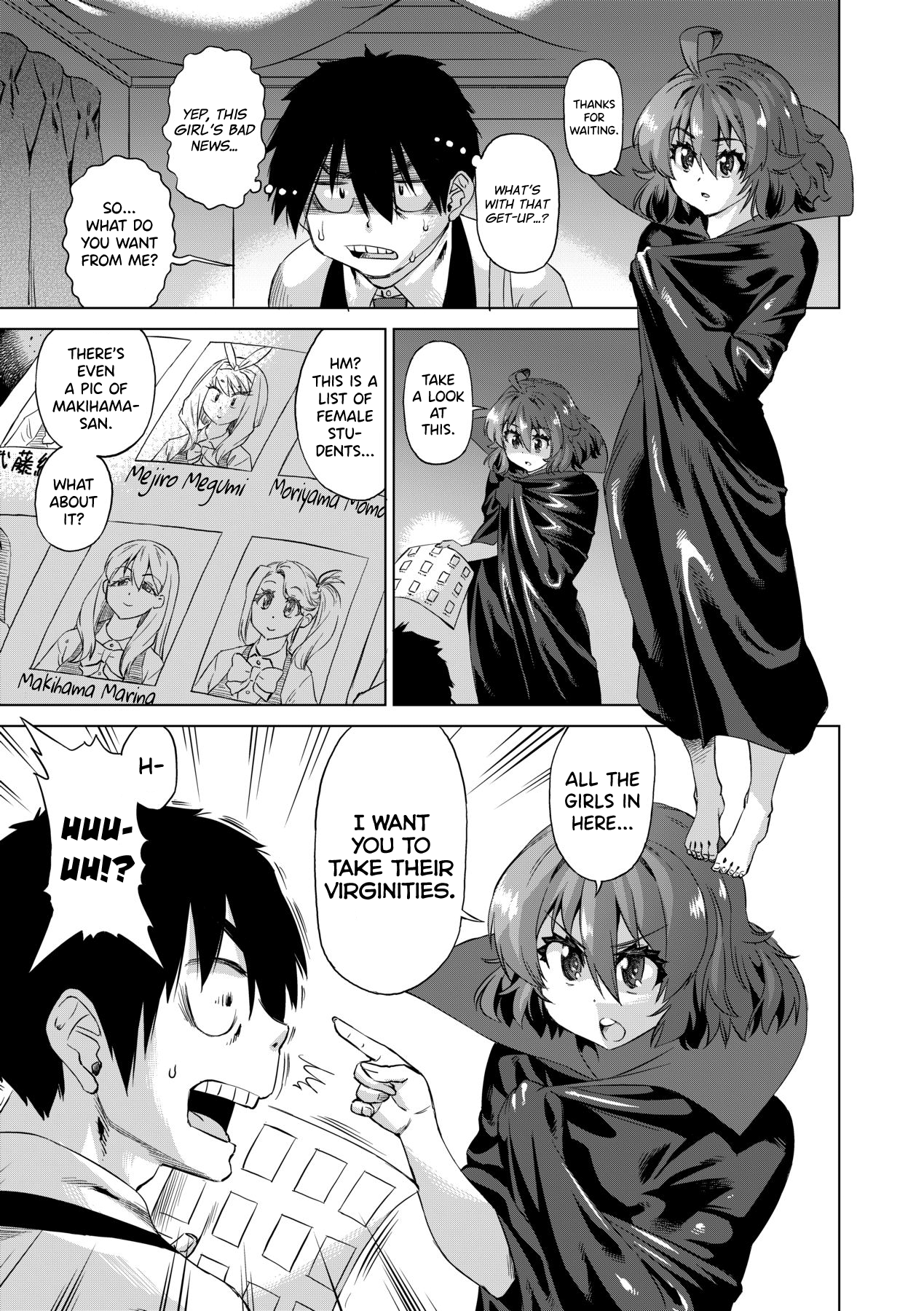[Abe Morioka]Jagan no Saimin Inryoku de Seitokai Les Joshi-tachi no Shojo o Kyousei Rape!! Ch.1-3[English] [biribiri] [Decensored] [Digital] Page 13
