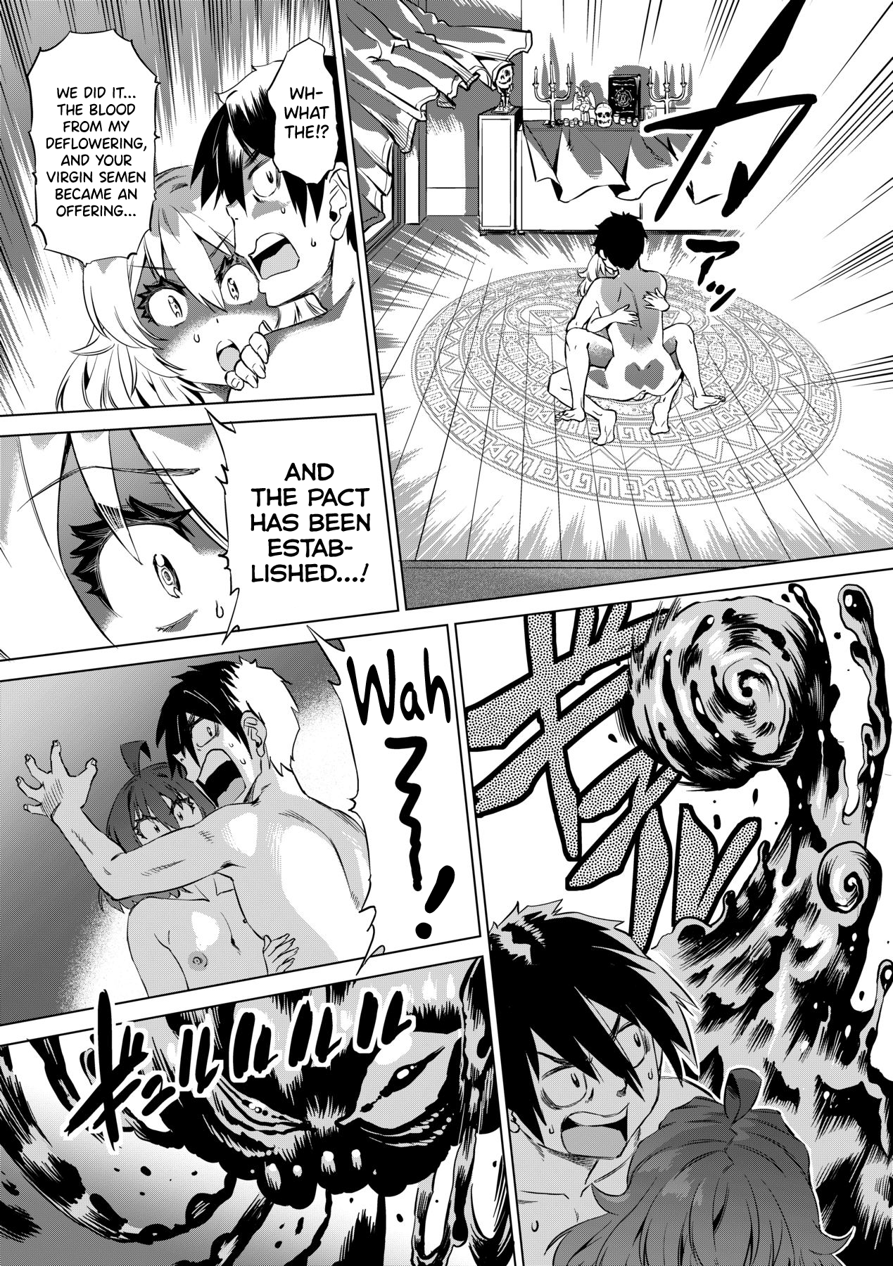 [Abe Morioka]Jagan no Saimin Inryoku de Seitokai Les Joshi-tachi no Shojo o Kyousei Rape!! Ch.1-3[English] [biribiri] [Decensored] [Digital] Page 27