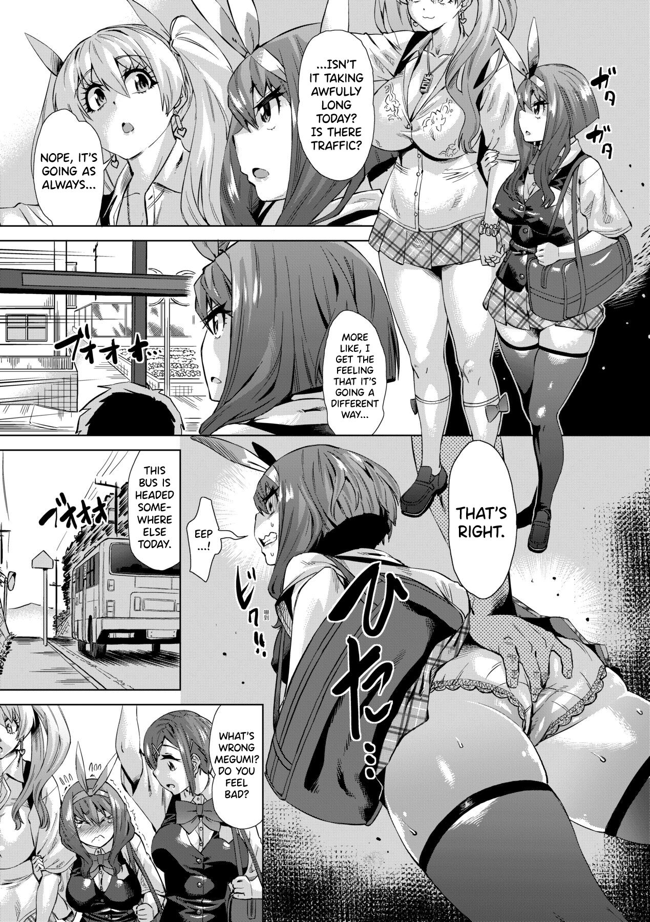 [Abe Morioka]Jagan no Saimin Inryoku de Seitokai Les Joshi-tachi no Shojo o Kyousei Rape!! Ch.1-3[English] [biribiri] [Decensored] [Digital] Page 37