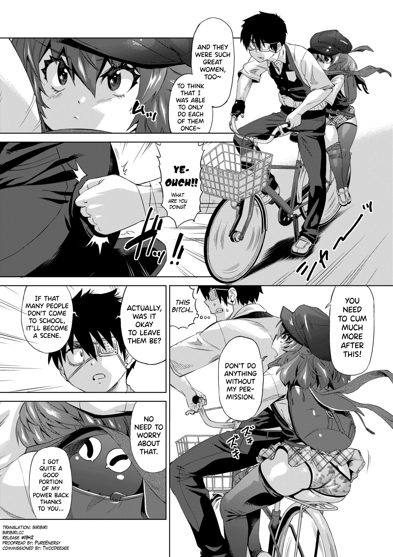 [Abe Morioka]Jagan no Saimin Inryoku de Seitokai Les Joshi-tachi no Shojo o Kyousei Rape!! Ch.1-3[English] [biribiri] [Decensored] [Digital] Page 62