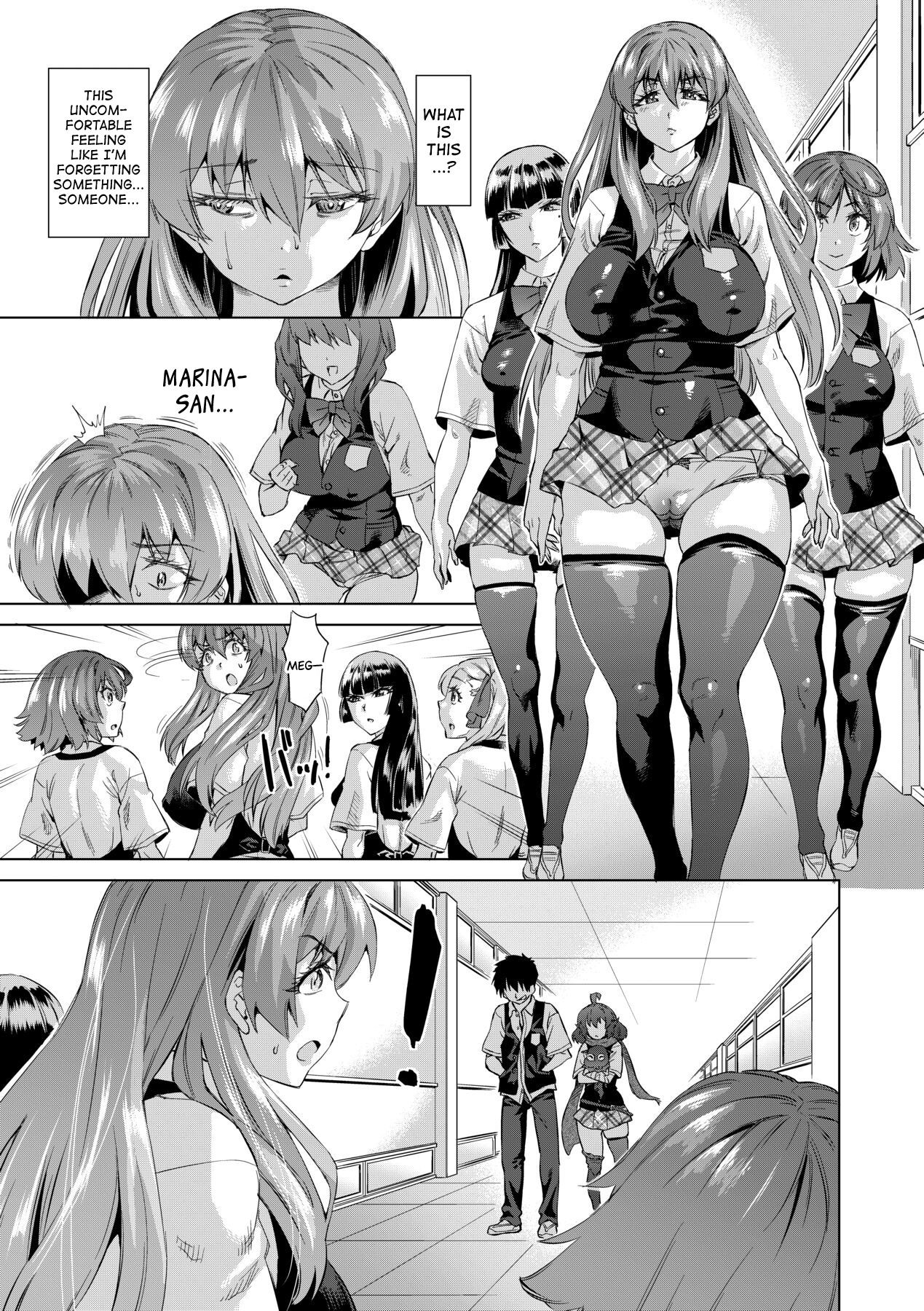[Abe Morioka]Jagan no Saimin Inryoku de Seitokai Les Joshi-tachi no Shojo o Kyousei Rape!! Ch.1-3[English] [biribiri] [Decensored] [Digital] Page 65