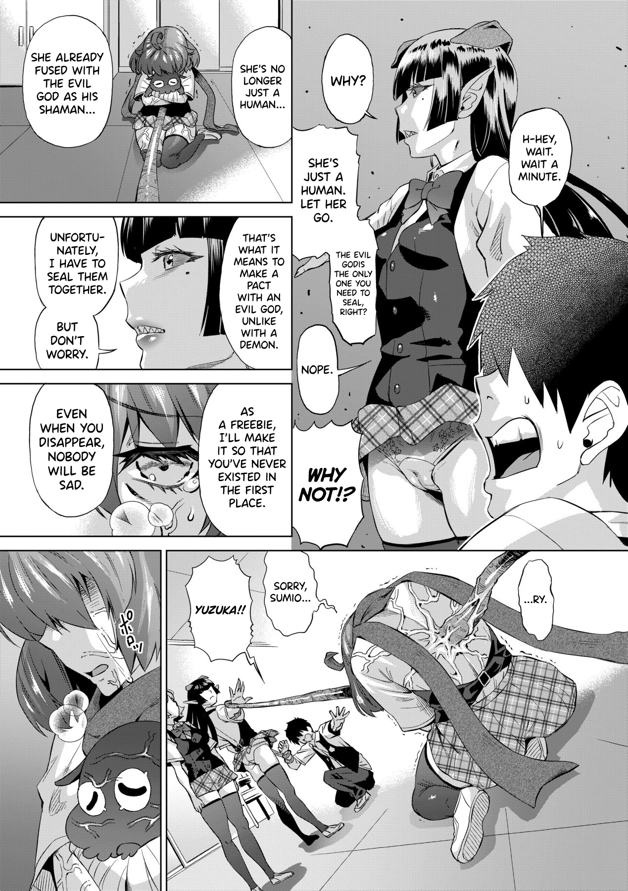 [Abe Morioka]Jagan no Saimin Inryoku de Seitokai Les Joshi-tachi no Shojo o Kyousei Rape!! Ch.1-3[English] [biribiri] [Decensored] [Digital] Page 75