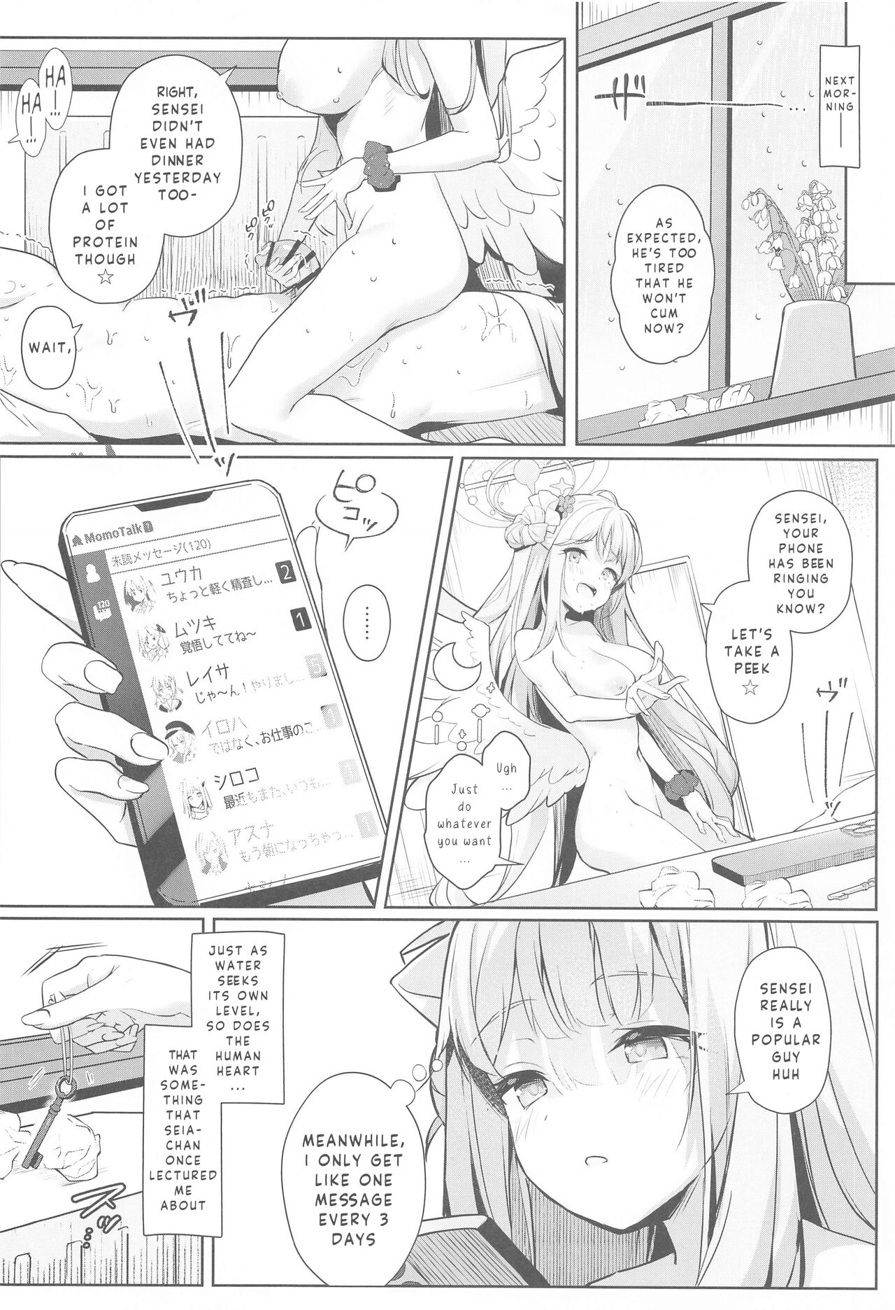 (C102) [Kinokomu Kami (Kinokomushi)]Sensei wa, Damasaretanda yo. | Sensei, you got deceived(Blue Archive) [English] [Entropy] Page 17
