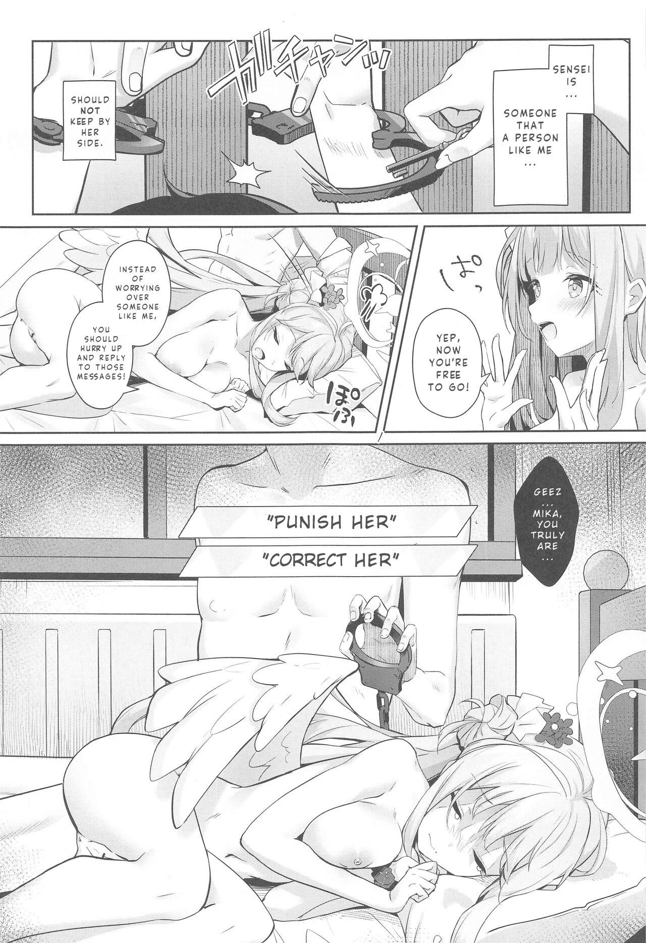 (C102) [Kinokomu Kami (Kinokomushi)]Sensei wa, Damasaretanda yo. | Sensei, you got deceived(Blue Archive) [English] [Entropy] Page 18