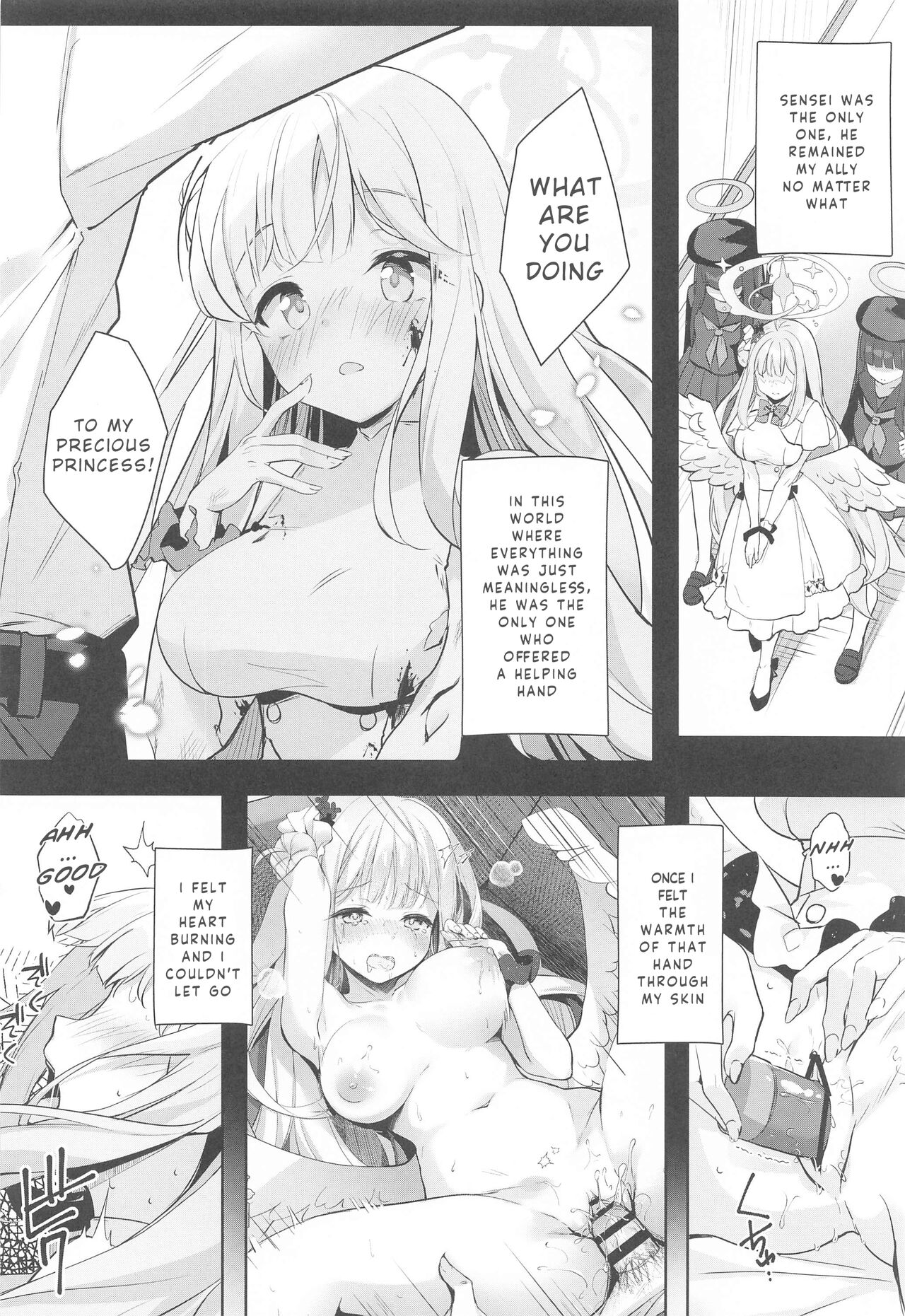 (C102) [Kinokomu Kami (Kinokomushi)]Sensei wa, Damasaretanda yo. | Sensei, you got deceived(Blue Archive) [English] [Entropy] Page 7