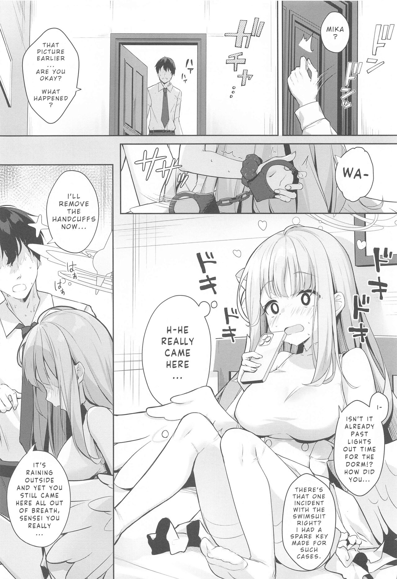 (C102) [Kinokomu Kami (Kinokomushi)]Sensei wa, Damasaretanda yo. | Sensei, you got deceived(Blue Archive) [English] [Entropy] Page 9
