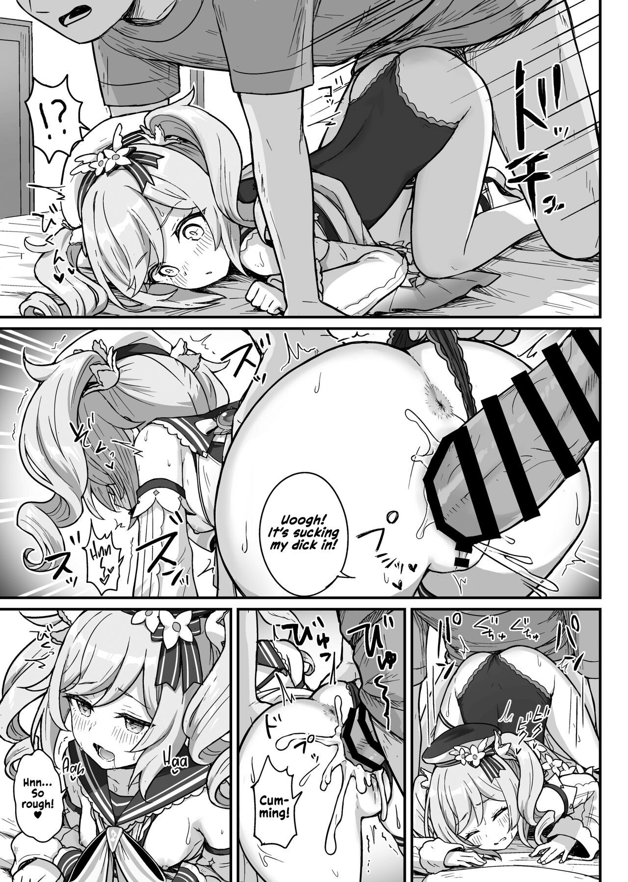 [Wasabi Mochi (Momosawa)]Barbara-chan ga Ecchi na Chiryou o Shite kureru Hon | Barbara's Sexual Treatment(Genshin Impact) [English] [Shiromaru] [Digital] Page 16