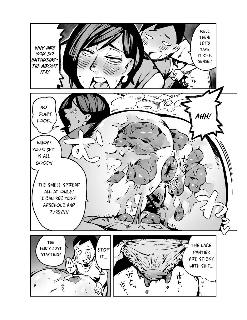 [Cupiko]Dekashiri Hitozuma Kateikyoushi wa Seito no Ie de Unko o Morasu | My Tutor Defecated At My House[English] Page 10