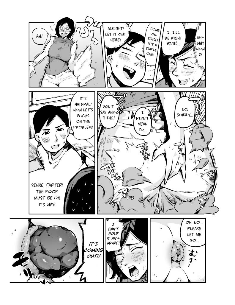 [Cupiko]Dekashiri Hitozuma Kateikyoushi wa Seito no Ie de Unko o Morasu | My Tutor Defecated At My House[English] Page 7