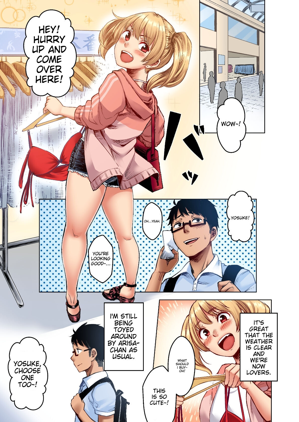 [Doushoku (Omizu Chihiro)]Wakeari JK Iede shita Gal o Kattemita Kekka! 1+2 Full Color Gappon-ban[English] Page 39