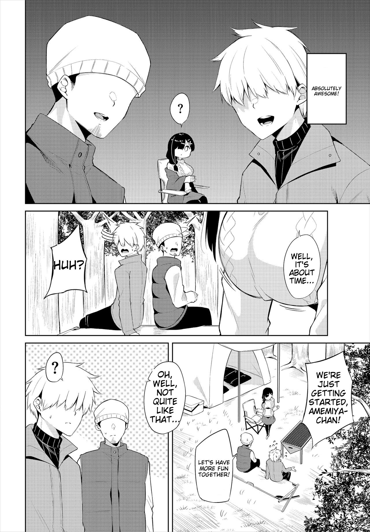 [George Hirune]H Camp ~Yarimoku Yagai Katsudoubu Nisshi~ Gappon-ban 01[Digital] [English] Page 28