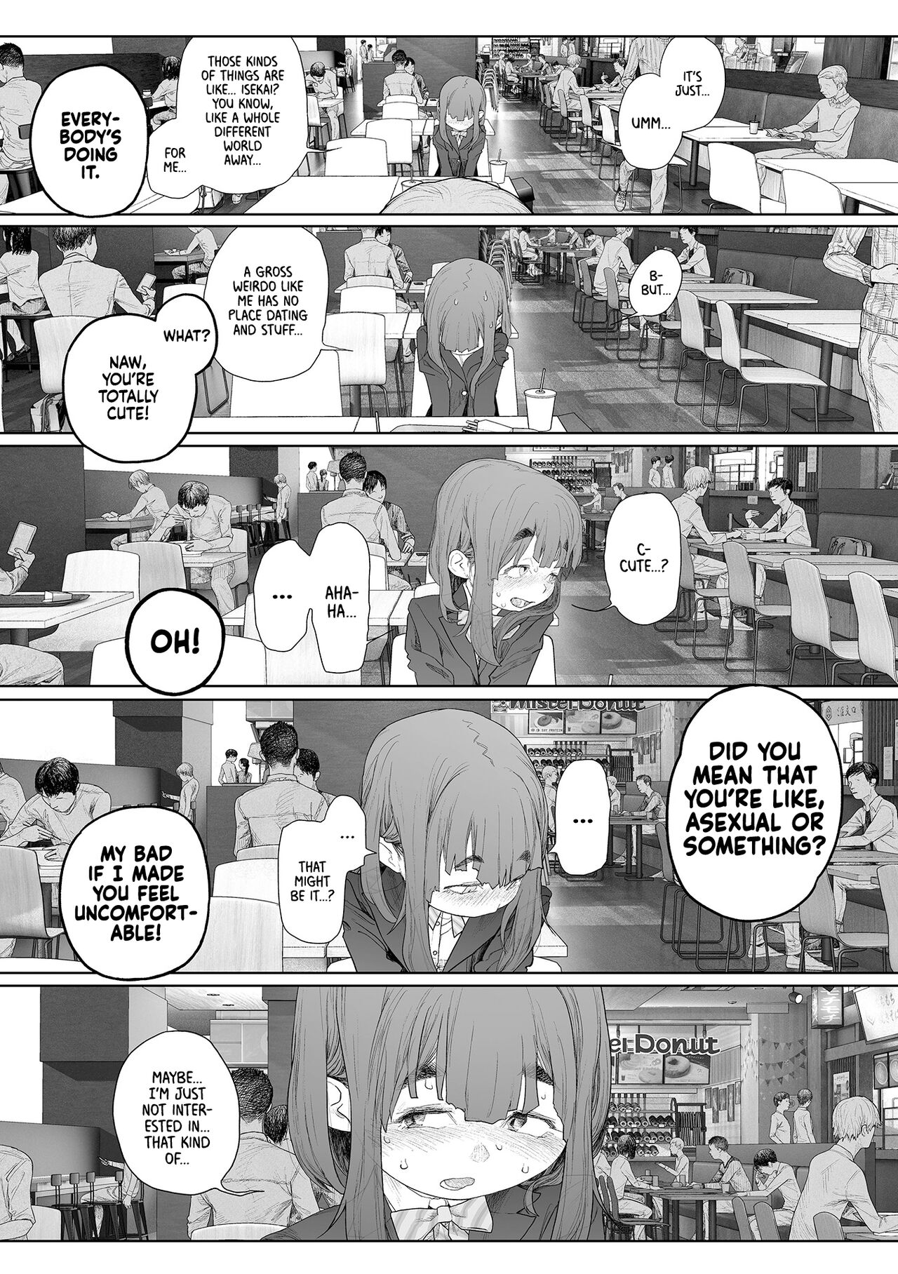 [G-10]Jimi de, Shoukyokuteki de, Eroi. | Plain, Indecisive, Sexy.(COMIC Mate Legend Vol. 57 2024-06) [English] [Xzosk] [Digital] Page 5