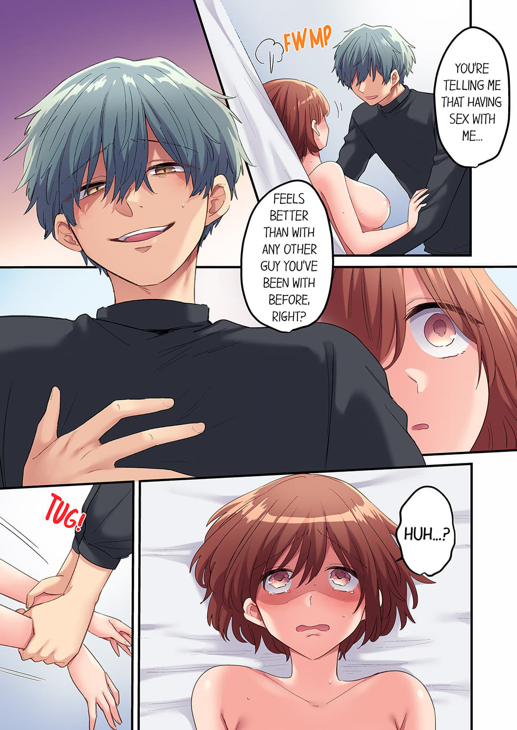 [Toba Ayuhata]Netorare SEX wa 1-Shuukan - Kuzu Osananajimi ni Ijimerarete, Ikasarete... 1-2 | Forced to Have Sex For a Week— Teased and Forced to Come by My Piece of Trash Childhood Friend 1-2[English] Page 45