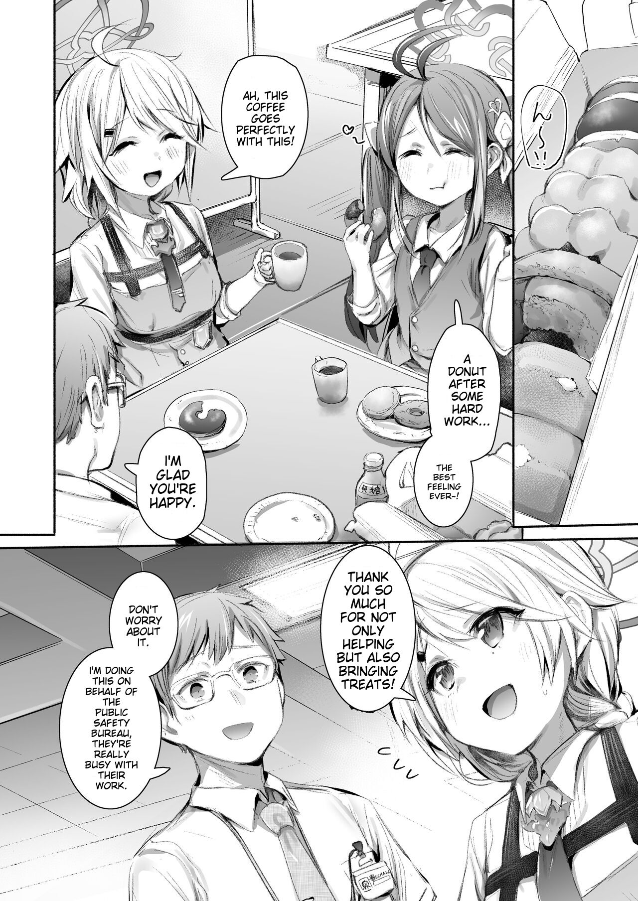 [Rev3 (Monchan rev3)]Shokumu Dakara Safe! - Enjoy work! Enjoy fxxk!(Blue Archive) [English] [MTL] [Digital] Page 3