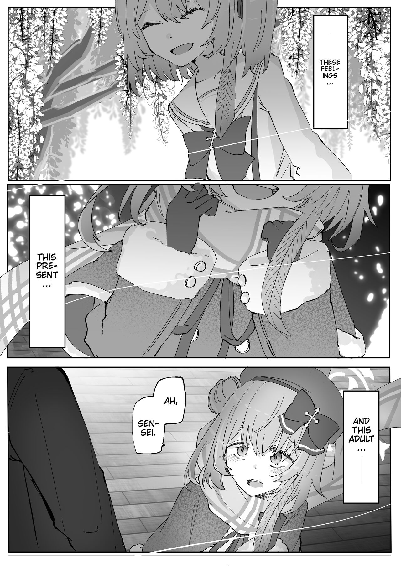[Soshite Monogatari ga Owaru (Soshite)]Wisteria | Fujiyoi(Blue Archive) [Digital] [Cunny&Cumming Scans] [English] Page 2