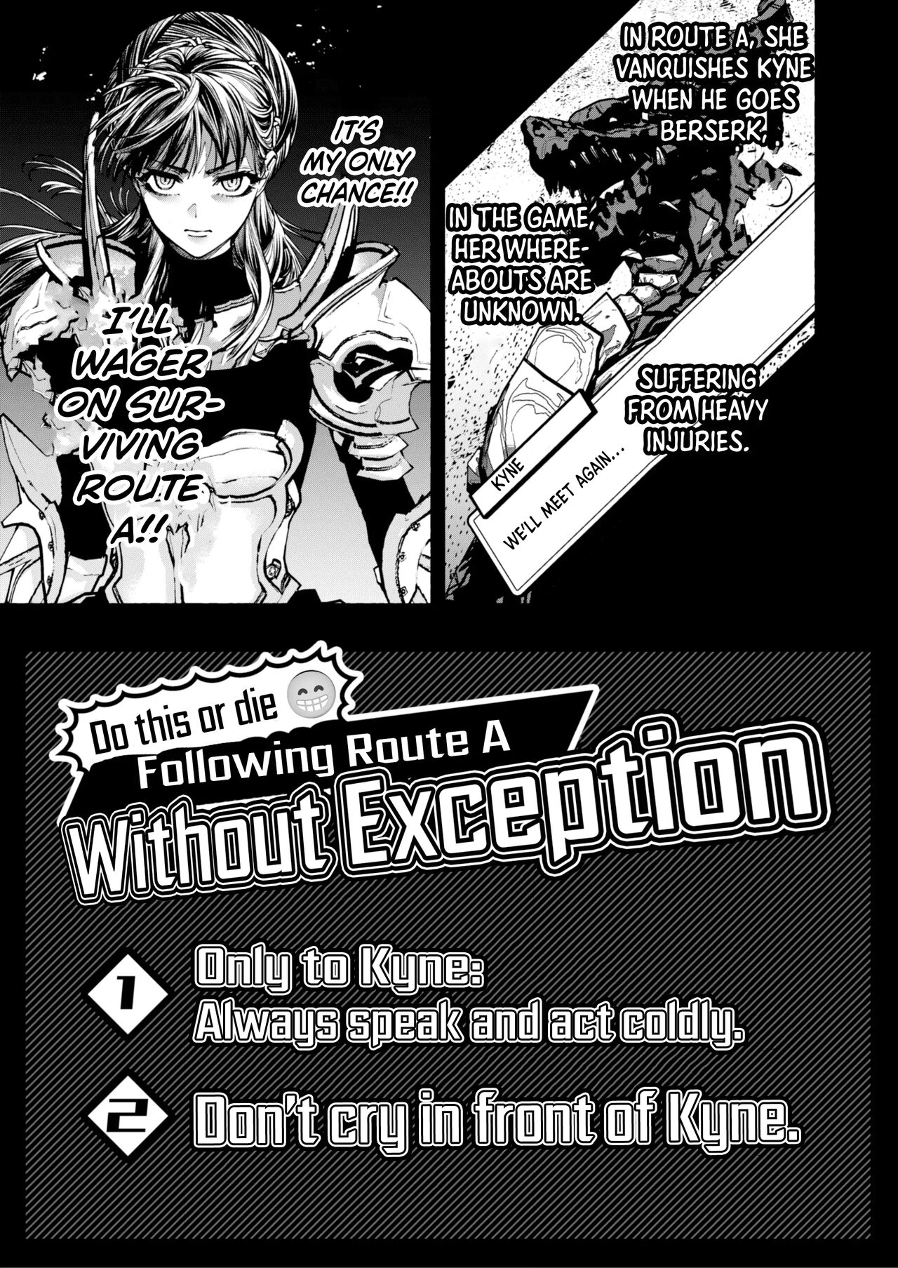 [ONIGASHIMA (Tanaka Onitaiji)]Otome Game "Kuro Dra -Kuroi Seijo to Ashiki Ryuu-" ni Isekai Tensei Shita kedo Murige, Tsunda. | Reincaranation from the Other World - the Black Dragon and the Black Saint[English] [Painfulnightz] Page 10