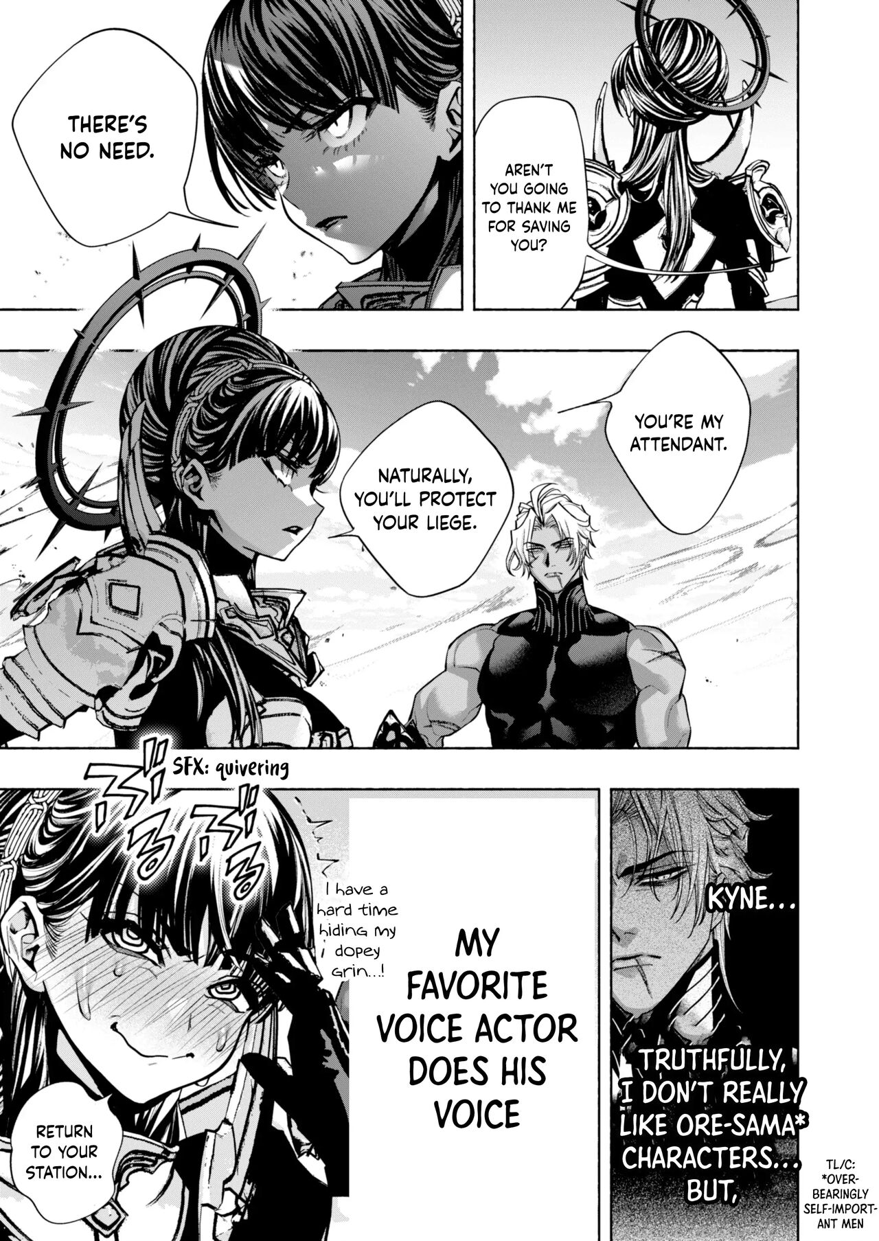 [ONIGASHIMA (Tanaka Onitaiji)]Otome Game "Kuro Dra -Kuroi Seijo to Ashiki Ryuu-" ni Isekai Tensei Shita kedo Murige, Tsunda. | Reincaranation from the Other World - the Black Dragon and the Black Saint[English] [Painfulnightz] Page 12