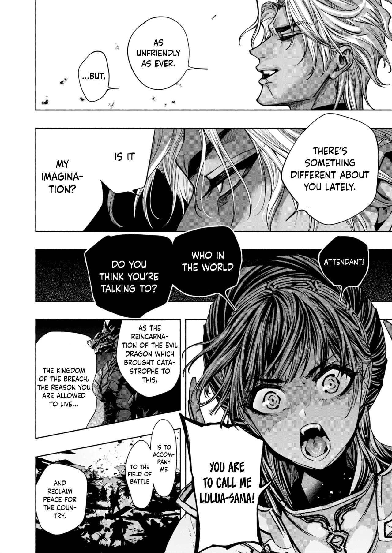[ONIGASHIMA (Tanaka Onitaiji)]Otome Game "Kuro Dra -Kuroi Seijo to Ashiki Ryuu-" ni Isekai Tensei Shita kedo Murige, Tsunda. | Reincaranation from the Other World - the Black Dragon and the Black Saint[English] [Painfulnightz] Page 13