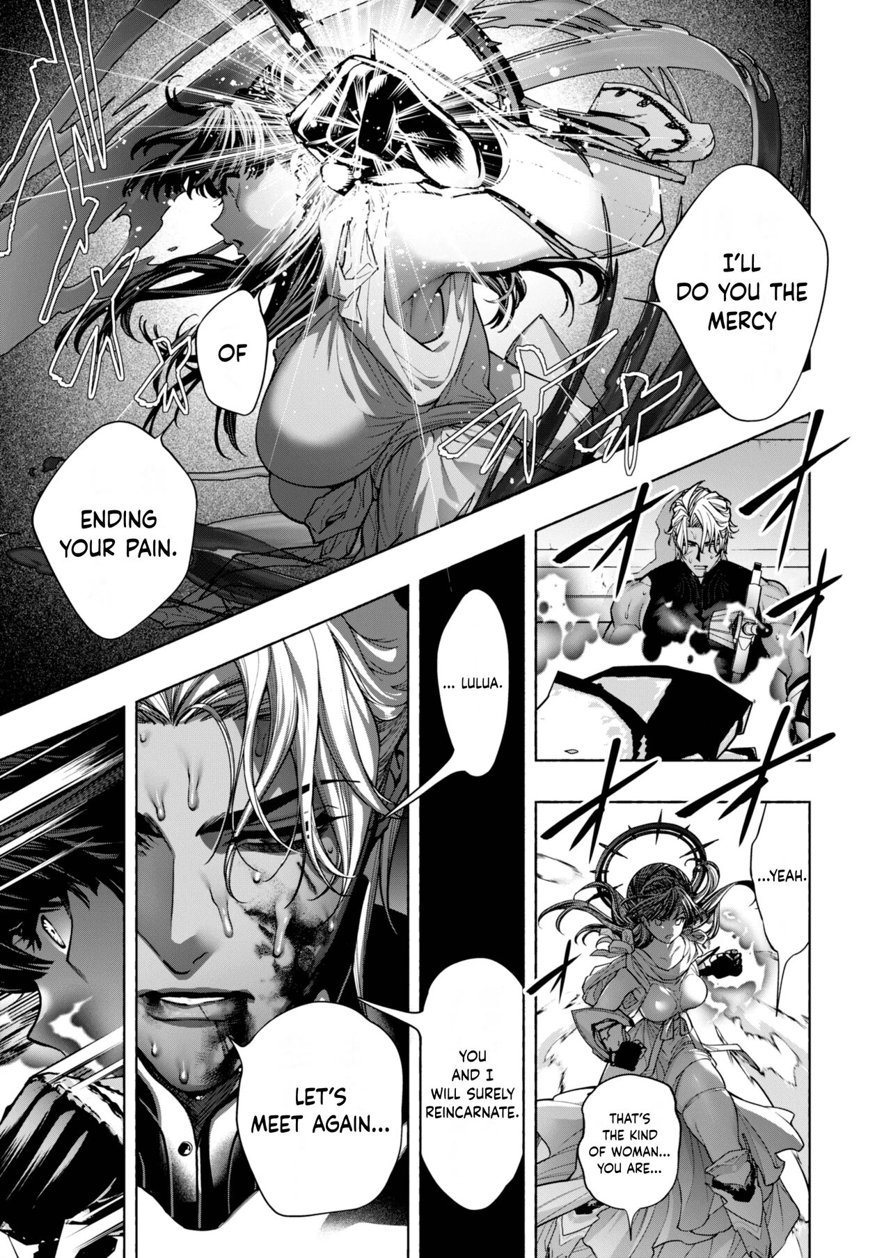 [ONIGASHIMA (Tanaka Onitaiji)]Otome Game "Kuro Dra -Kuroi Seijo to Ashiki Ryuu-" ni Isekai Tensei Shita kedo Murige, Tsunda. | Reincaranation from the Other World - the Black Dragon and the Black Saint[English] [Painfulnightz] Page 18