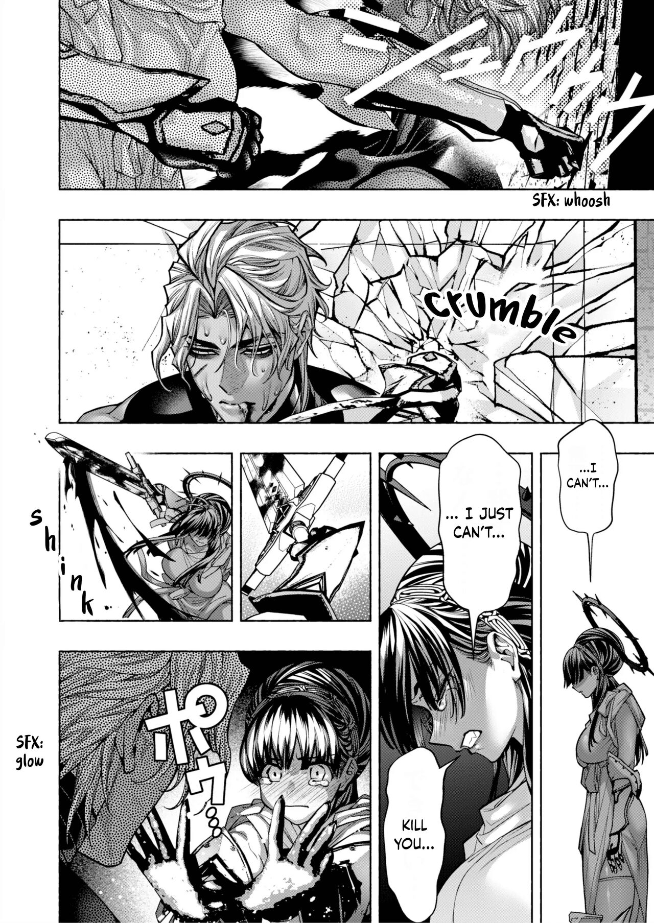 [ONIGASHIMA (Tanaka Onitaiji)]Otome Game "Kuro Dra -Kuroi Seijo to Ashiki Ryuu-" ni Isekai Tensei Shita kedo Murige, Tsunda. | Reincaranation from the Other World - the Black Dragon and the Black Saint[English] [Painfulnightz] Page 19