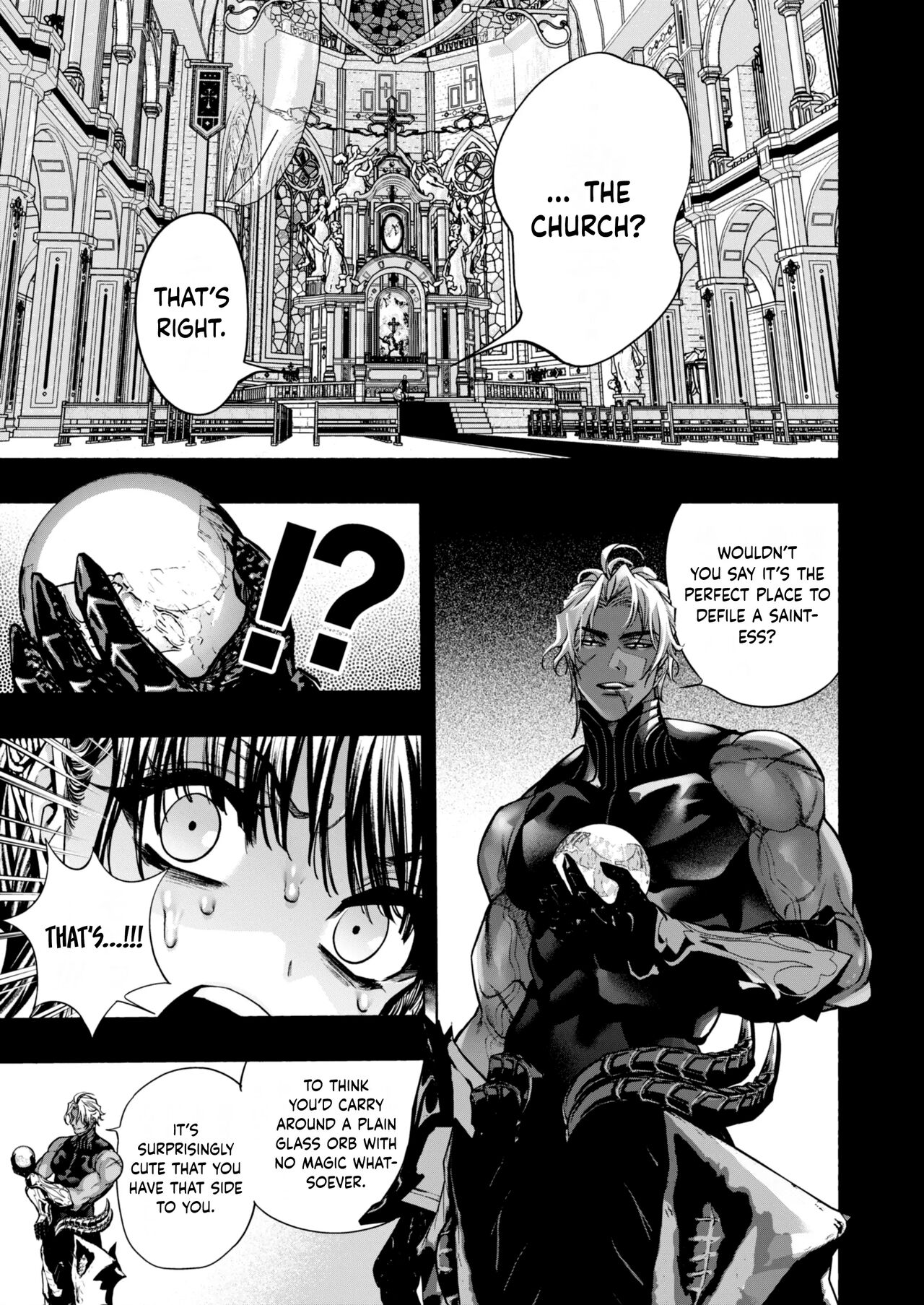 [ONIGASHIMA (Tanaka Onitaiji)]Otome Game "Kuro Dra -Kuroi Seijo to Ashiki Ryuu-" ni Isekai Tensei Shita kedo Murige, Tsunda. | Reincaranation from the Other World - the Black Dragon and the Black Saint[English] [Painfulnightz] Page 26