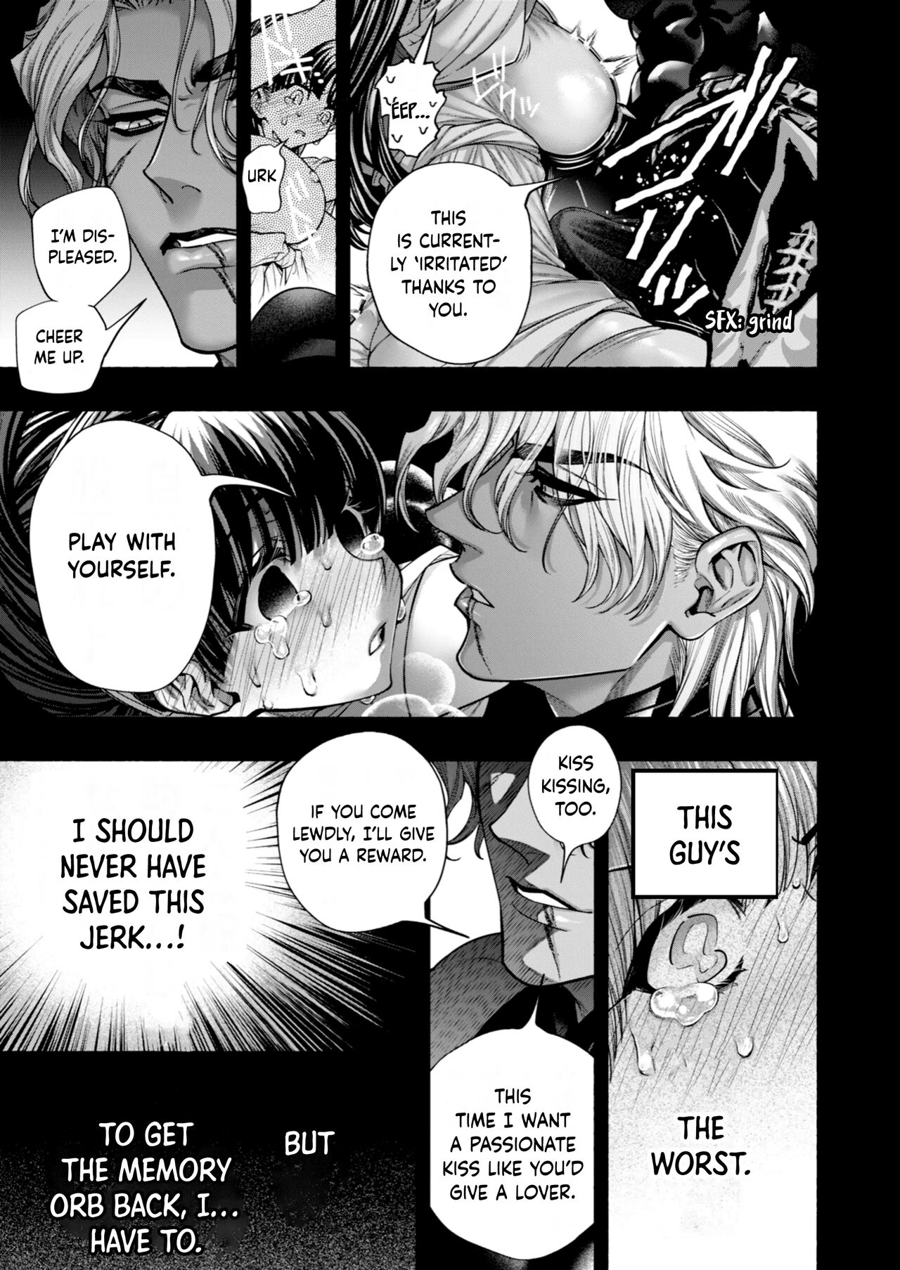 [ONIGASHIMA (Tanaka Onitaiji)]Otome Game "Kuro Dra -Kuroi Seijo to Ashiki Ryuu-" ni Isekai Tensei Shita kedo Murige, Tsunda. | Reincaranation from the Other World - the Black Dragon and the Black Saint[English] [Painfulnightz] Page 32