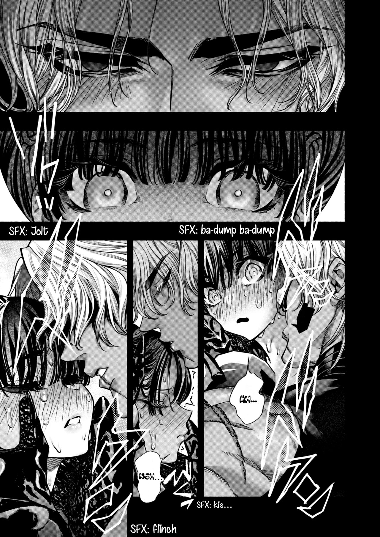 [ONIGASHIMA (Tanaka Onitaiji)]Otome Game "Kuro Dra -Kuroi Seijo to Ashiki Ryuu-" ni Isekai Tensei Shita kedo Murige, Tsunda. | Reincaranation from the Other World - the Black Dragon and the Black Saint[English] [Painfulnightz] Page 34