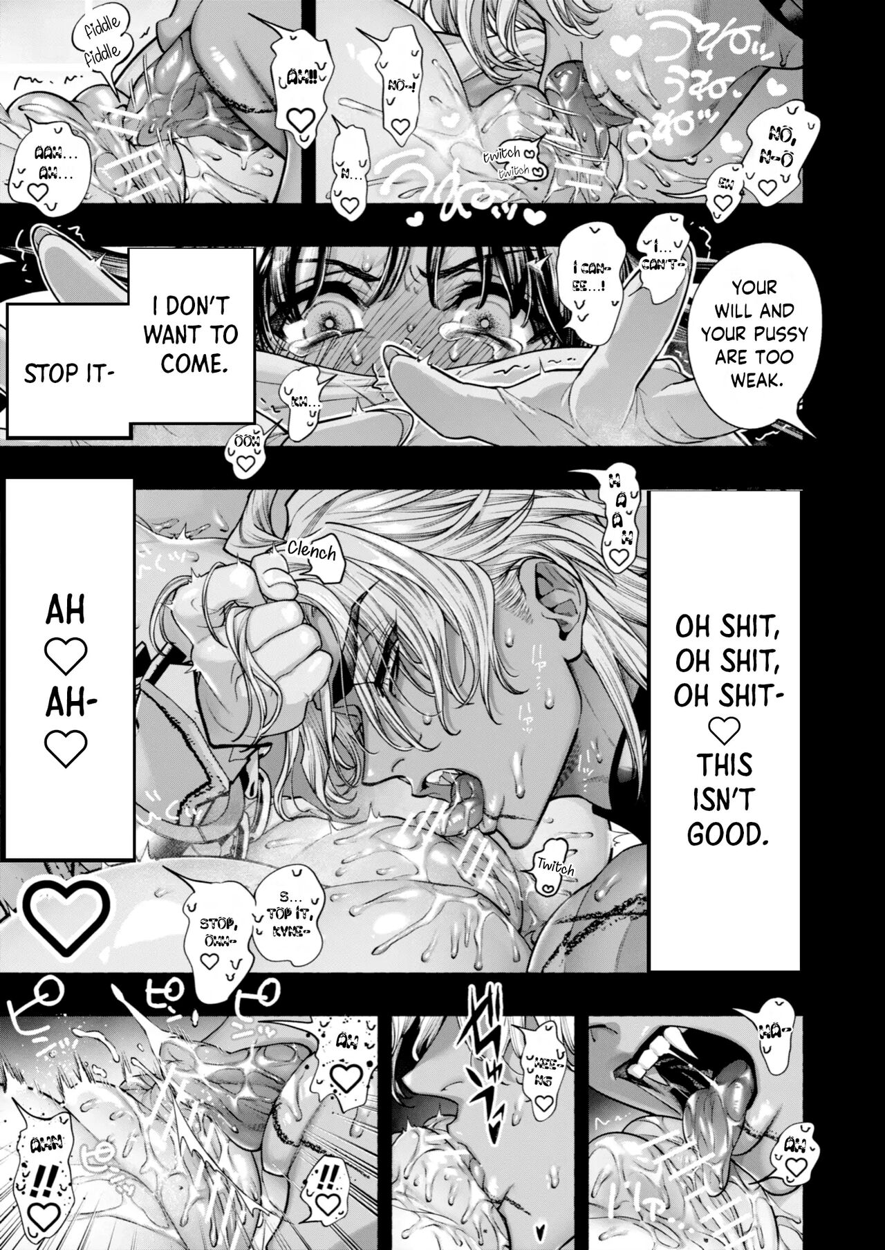 [ONIGASHIMA (Tanaka Onitaiji)]Otome Game "Kuro Dra -Kuroi Seijo to Ashiki Ryuu-" ni Isekai Tensei Shita kedo Murige, Tsunda. | Reincaranation from the Other World - the Black Dragon and the Black Saint[English] [Painfulnightz] Page 44