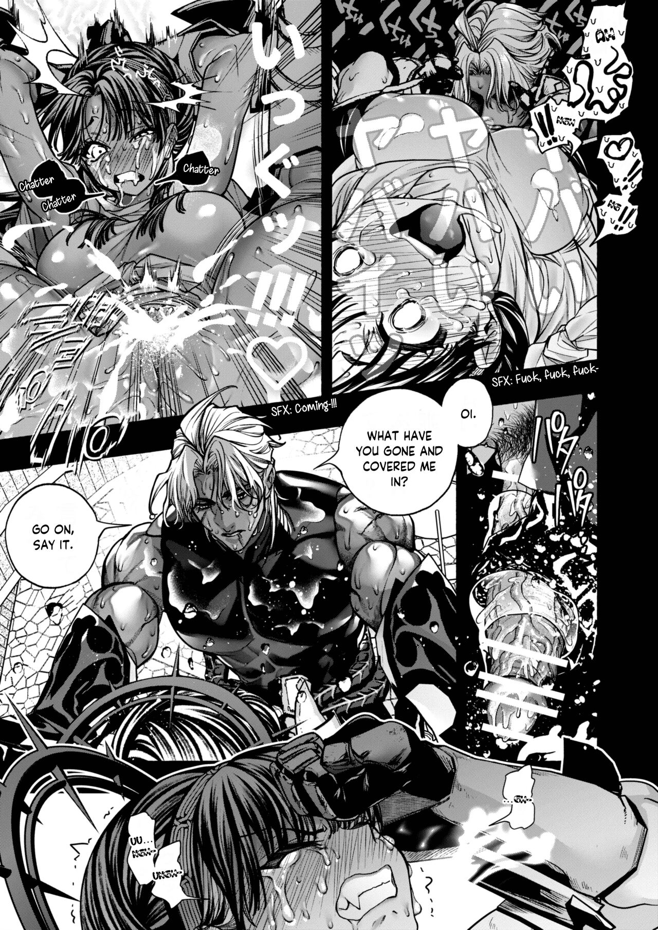 [ONIGASHIMA (Tanaka Onitaiji)]Otome Game "Kuro Dra -Kuroi Seijo to Ashiki Ryuu-" ni Isekai Tensei Shita kedo Murige, Tsunda. | Reincaranation from the Other World - the Black Dragon and the Black Saint[English] [Painfulnightz] Page 48