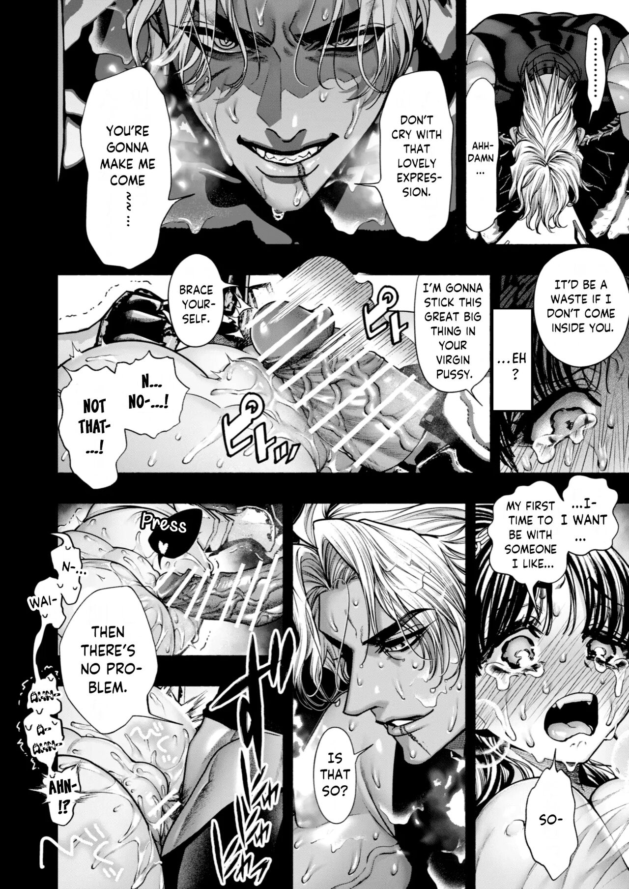 [ONIGASHIMA (Tanaka Onitaiji)]Otome Game "Kuro Dra -Kuroi Seijo to Ashiki Ryuu-" ni Isekai Tensei Shita kedo Murige, Tsunda. | Reincaranation from the Other World - the Black Dragon and the Black Saint[English] [Painfulnightz] Page 49