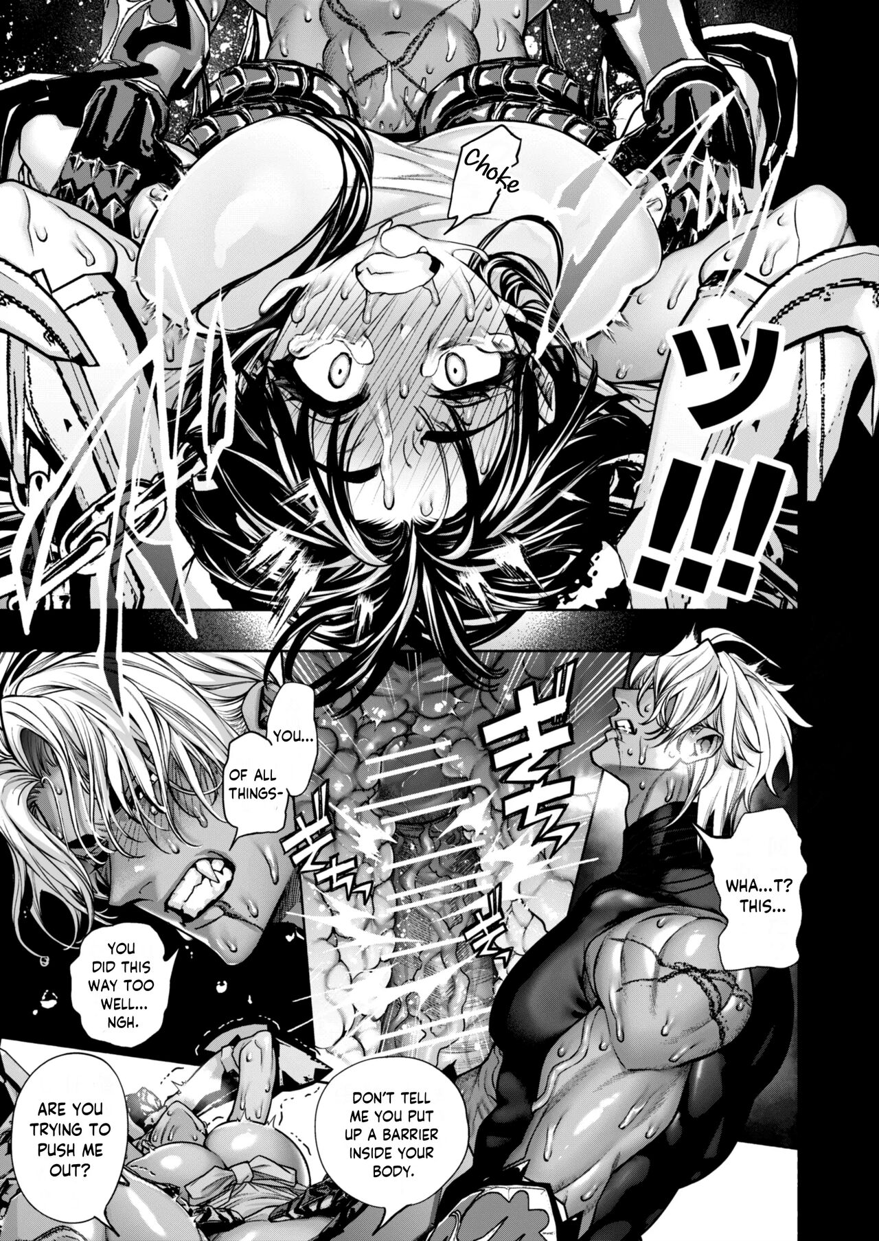 [ONIGASHIMA (Tanaka Onitaiji)]Otome Game "Kuro Dra -Kuroi Seijo to Ashiki Ryuu-" ni Isekai Tensei Shita kedo Murige, Tsunda. | Reincaranation from the Other World - the Black Dragon and the Black Saint[English] [Painfulnightz] Page 50