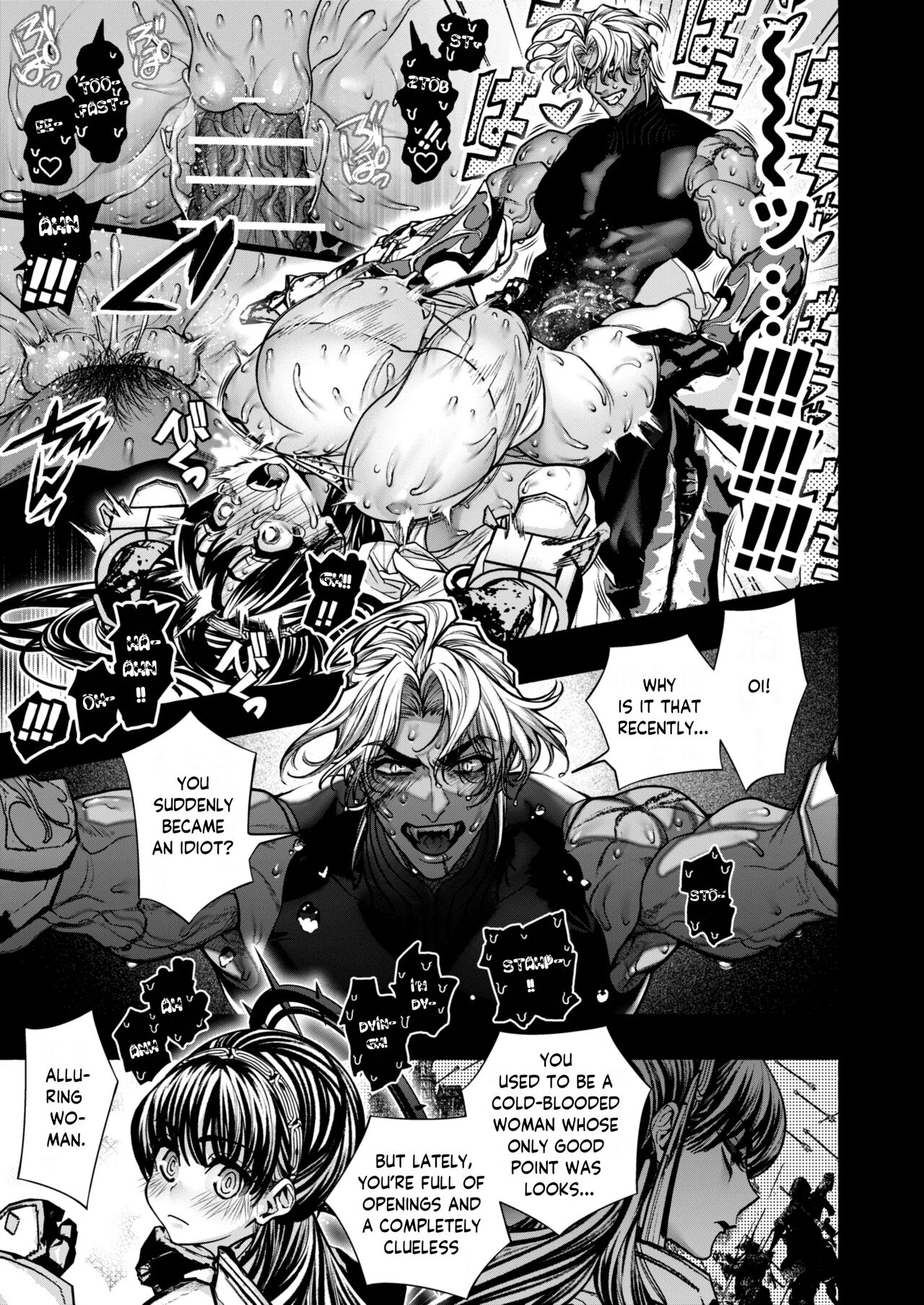 [ONIGASHIMA (Tanaka Onitaiji)]Otome Game "Kuro Dra -Kuroi Seijo to Ashiki Ryuu-" ni Isekai Tensei Shita kedo Murige, Tsunda. | Reincaranation from the Other World - the Black Dragon and the Black Saint[English] [Painfulnightz] Page 52