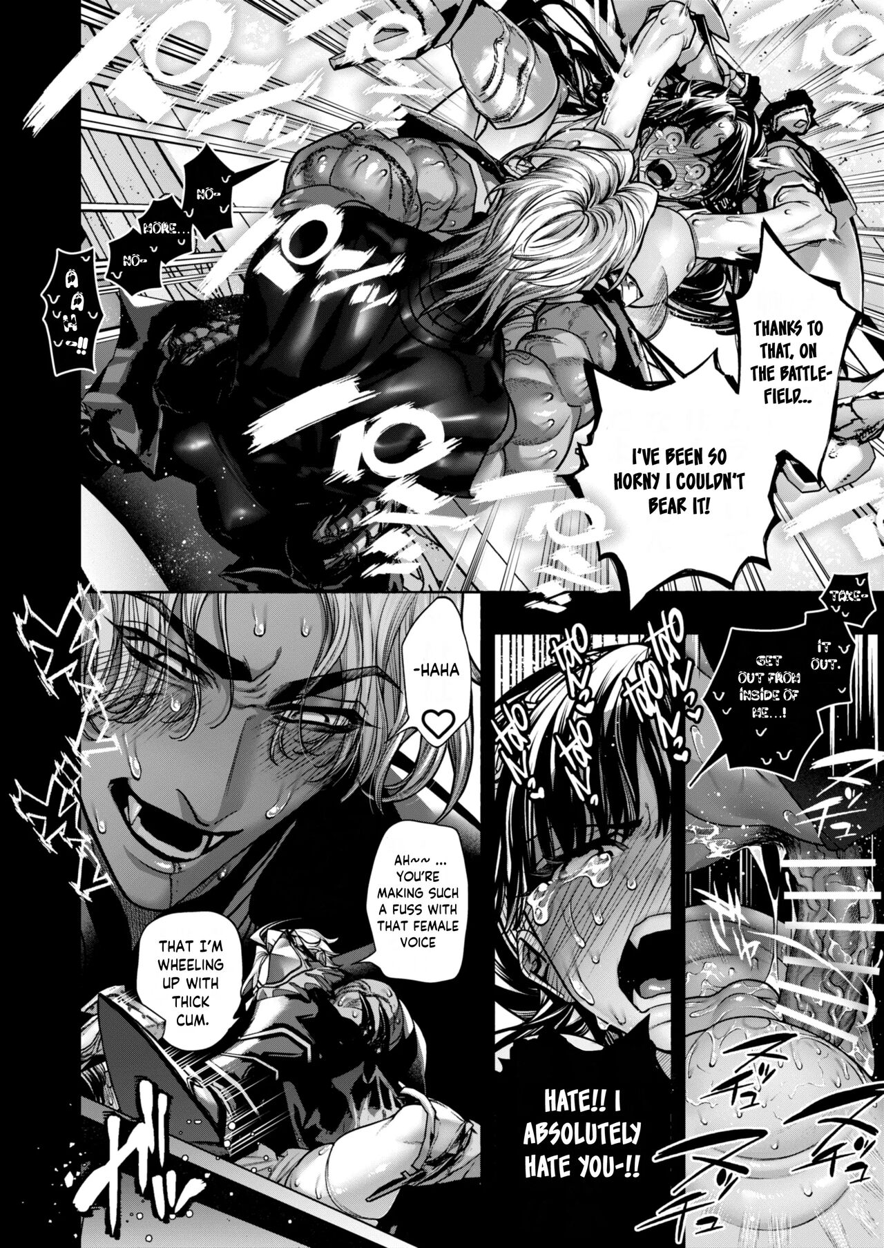 [ONIGASHIMA (Tanaka Onitaiji)]Otome Game "Kuro Dra -Kuroi Seijo to Ashiki Ryuu-" ni Isekai Tensei Shita kedo Murige, Tsunda. | Reincaranation from the Other World - the Black Dragon and the Black Saint[English] [Painfulnightz] Page 53