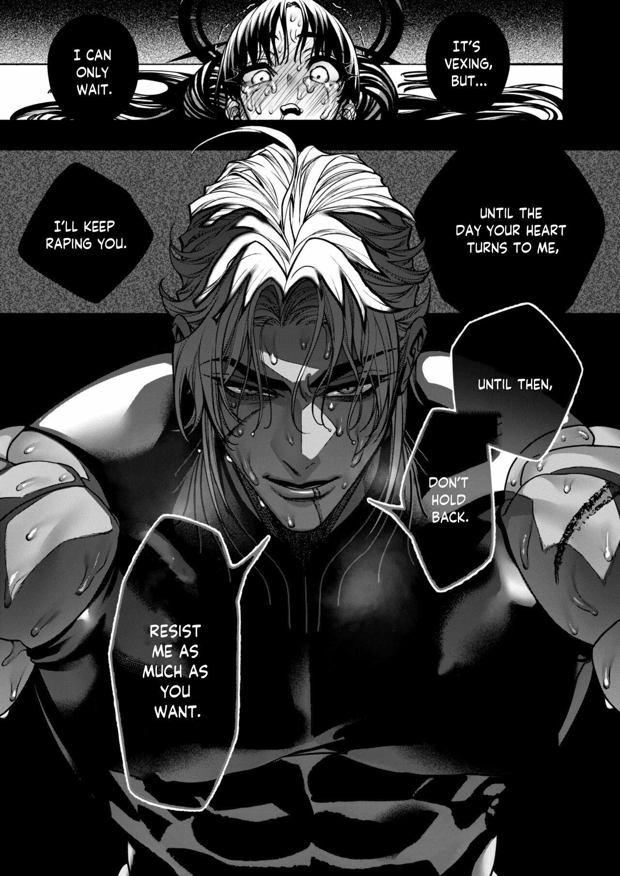 [ONIGASHIMA (Tanaka Onitaiji)]Otome Game "Kuro Dra -Kuroi Seijo to Ashiki Ryuu-" ni Isekai Tensei Shita kedo Murige, Tsunda. | Reincaranation from the Other World - the Black Dragon and the Black Saint[English] [Painfulnightz] Page 58