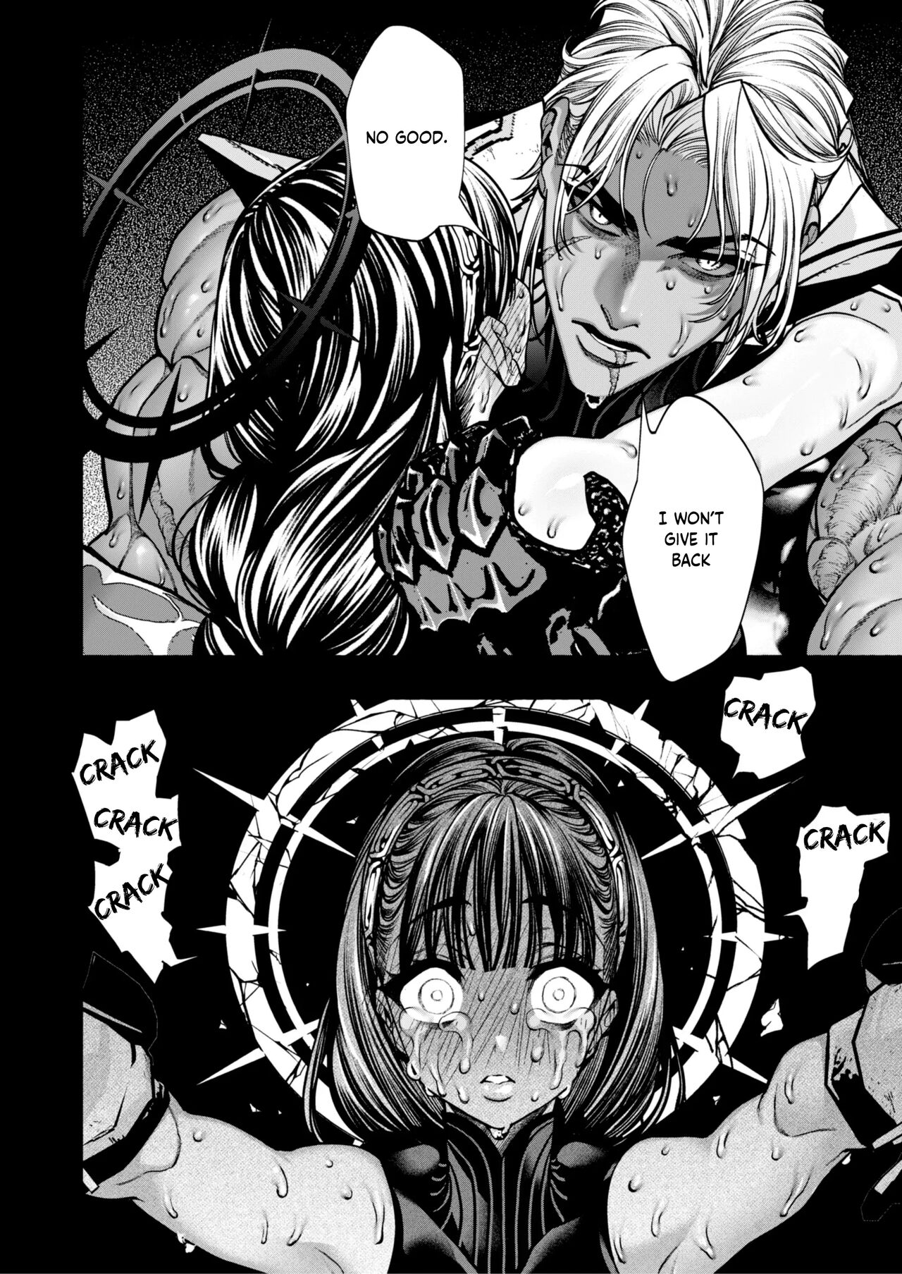[ONIGASHIMA (Tanaka Onitaiji)]Otome Game "Kuro Dra -Kuroi Seijo to Ashiki Ryuu-" ni Isekai Tensei Shita kedo Murige, Tsunda. | Reincaranation from the Other World - the Black Dragon and the Black Saint[English] [Painfulnightz] Page 67