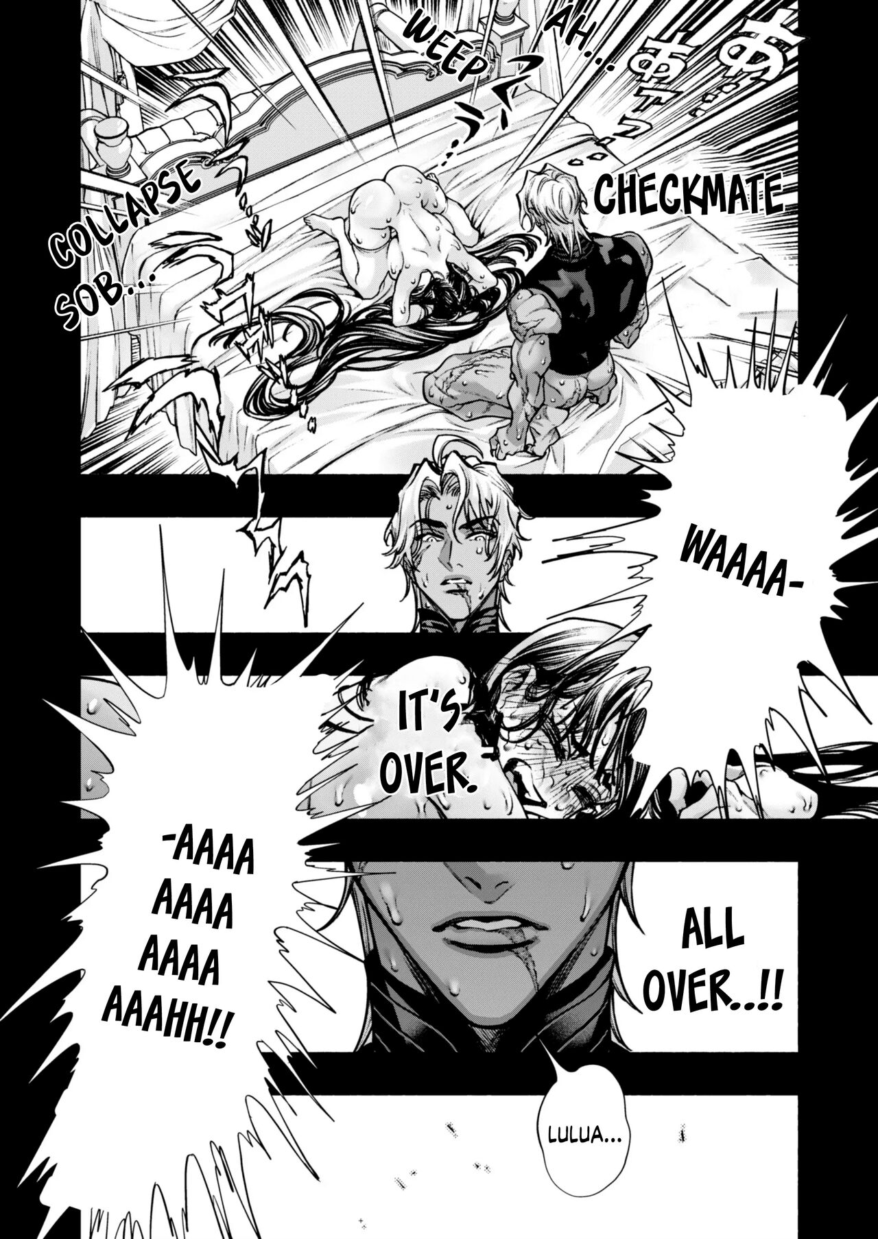 [ONIGASHIMA (Tanaka Onitaiji)]Otome Game "Kuro Dra -Kuroi Seijo to Ashiki Ryuu-" ni Isekai Tensei Shita kedo Murige, Tsunda. | Reincaranation from the Other World - the Black Dragon and the Black Saint[English] [Painfulnightz] Page 73
