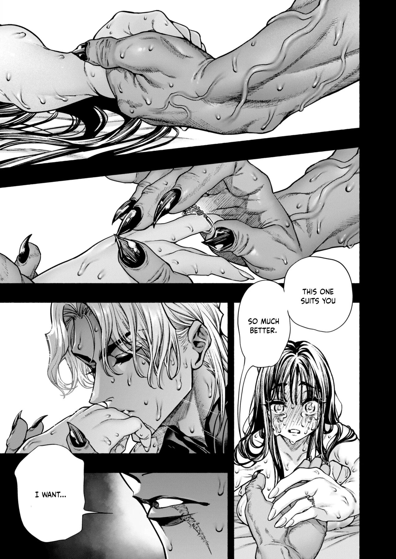 [ONIGASHIMA (Tanaka Onitaiji)]Otome Game "Kuro Dra -Kuroi Seijo to Ashiki Ryuu-" ni Isekai Tensei Shita kedo Murige, Tsunda. | Reincaranation from the Other World - the Black Dragon and the Black Saint[English] [Painfulnightz] Page 74
