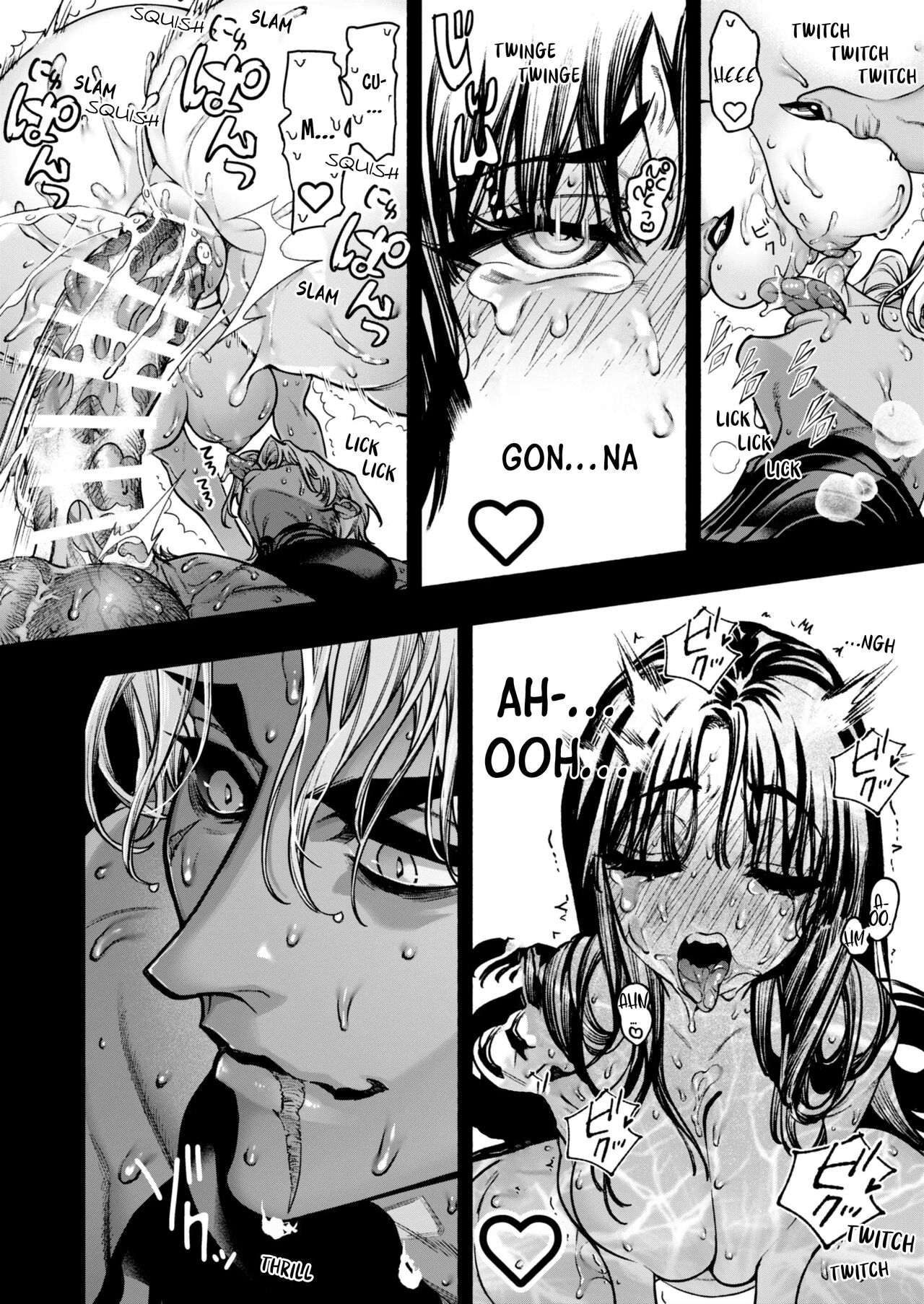 [ONIGASHIMA (Tanaka Onitaiji)]Otome Game "Kuro Dra -Kuroi Seijo to Ashiki Ryuu-" ni Isekai Tensei Shita kedo Murige, Tsunda. | Reincaranation from the Other World - the Black Dragon and the Black Saint[English] [Painfulnightz] Page 83
