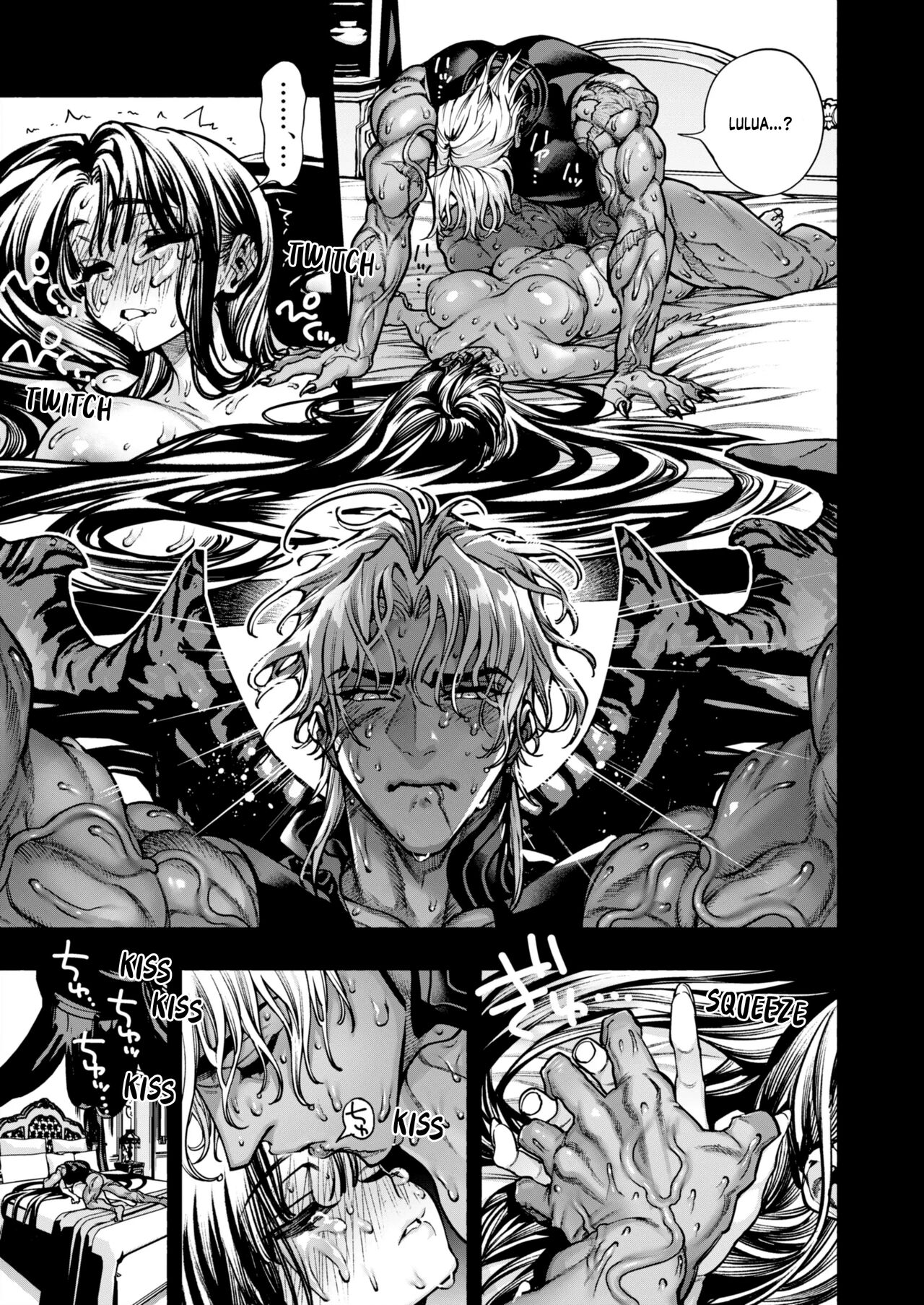 [ONIGASHIMA (Tanaka Onitaiji)]Otome Game "Kuro Dra -Kuroi Seijo to Ashiki Ryuu-" ni Isekai Tensei Shita kedo Murige, Tsunda. | Reincaranation from the Other World - the Black Dragon and the Black Saint[English] [Painfulnightz] Page 90