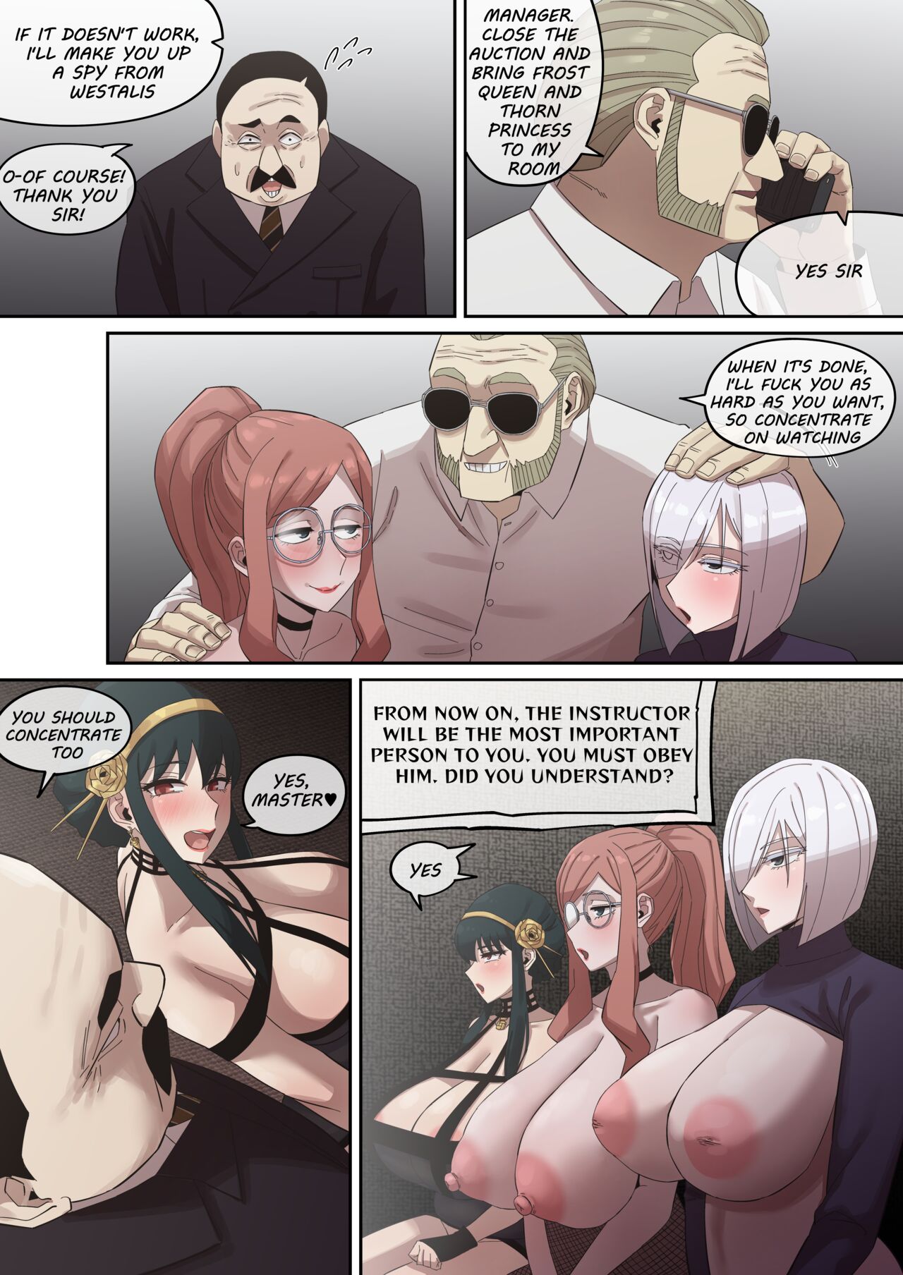 [Akaimelon]Daraku Mesu-tachi no Shoufu Nisshi (SPY x FAMILY) + Ending 1 and 2(Eng) Page 68