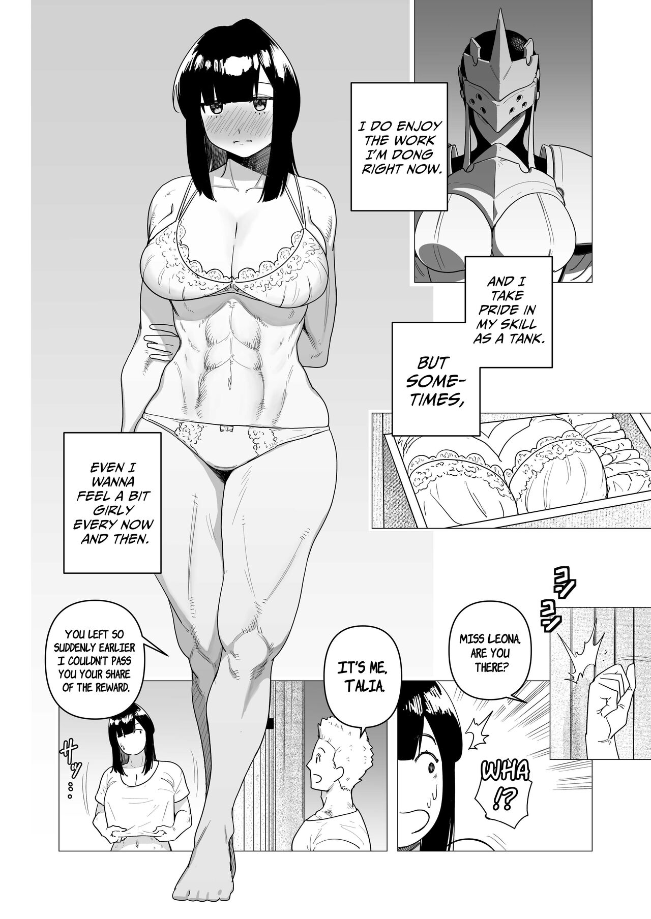 [Tsunao]Tank Onna Kishi wa Dakaretai. | The Tank Knight Wants To Be Fucked.(This Heavily-Armored Lady Knight Just Wants To Have Sex.) [English] [ApricotJam] Page 5