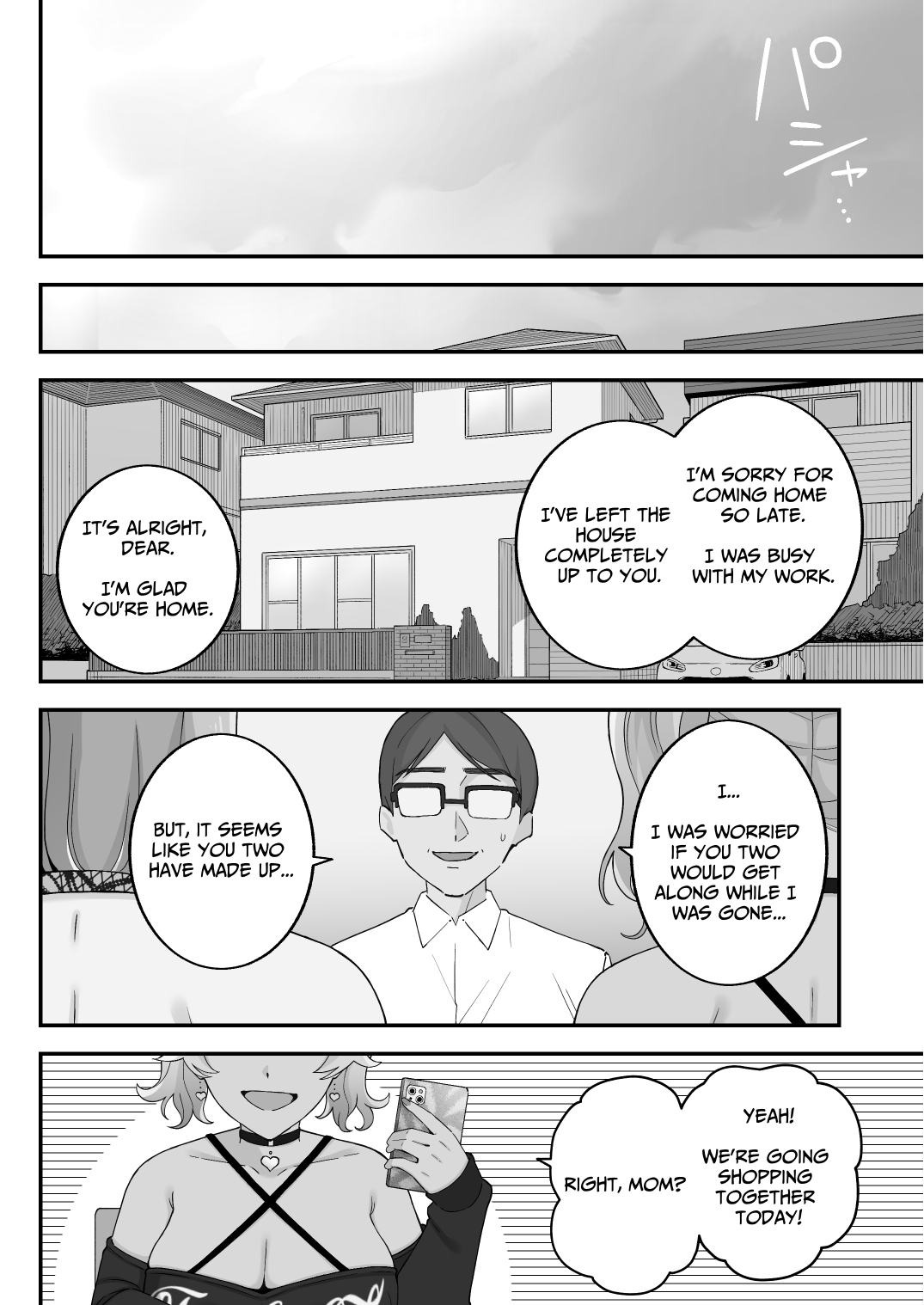 [Kameyama Cola]Oyako Ana ~Moto Yariman Haha to Papa-katsu Musume~[English] [Solid Rose] Page 108