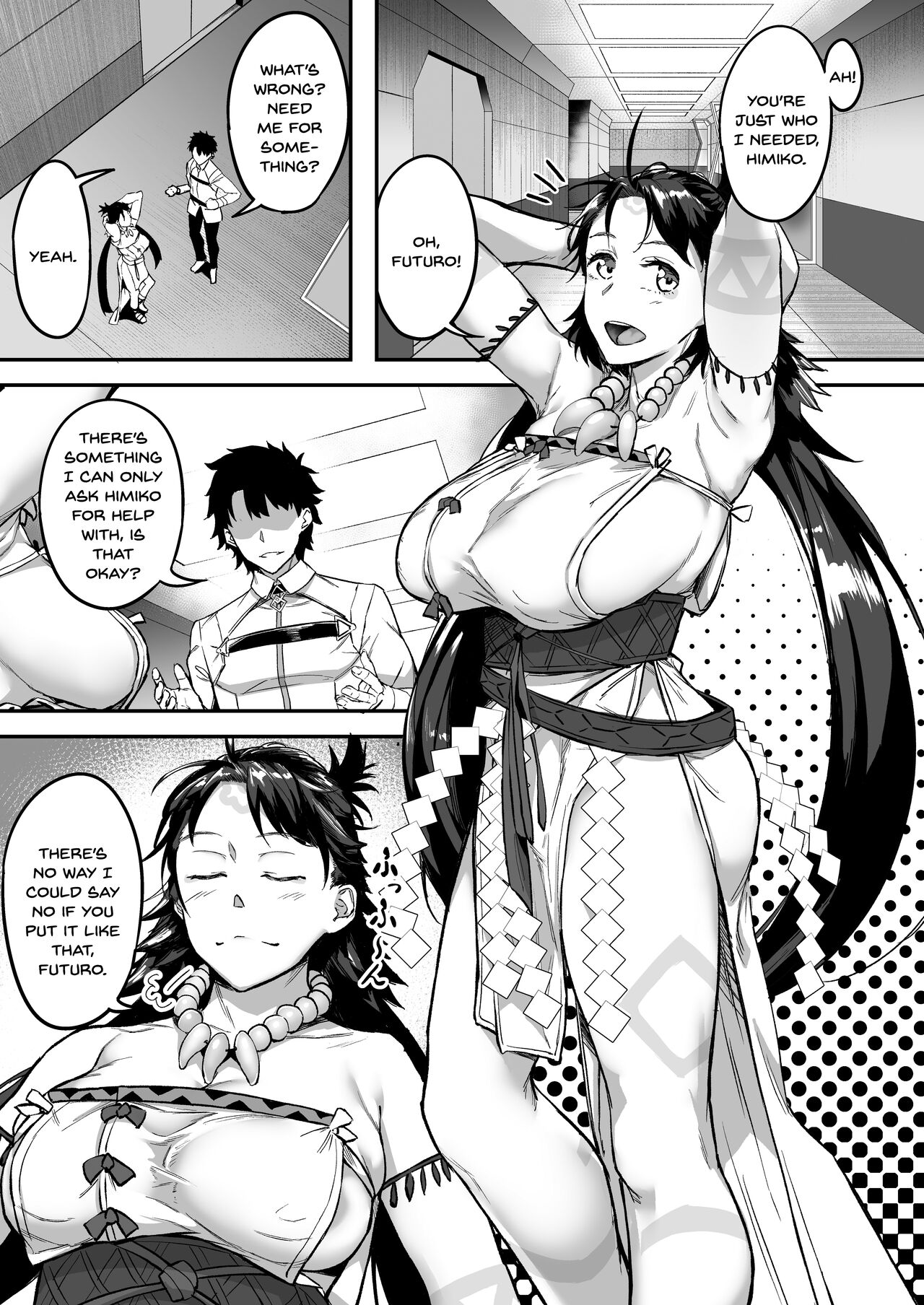 [Chabanchabancha (Inari Bancha)]Mirai-kun no Onegai o Kotowarenai Himiko-sama(Fate/Grand Order) [English] [SDTLs] [Digital] Page 3