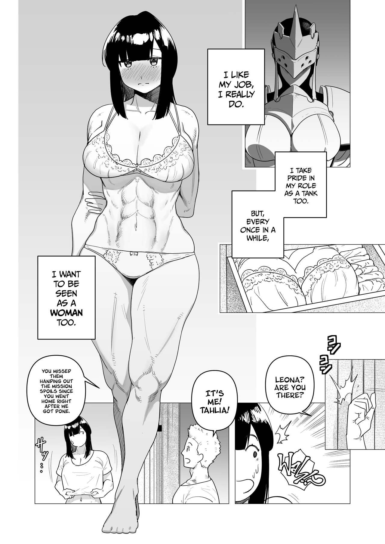[Tsunao]Tank Onna Kishi wa Dakaretai. | The Tank Knight Wants To Get Fucked.[English] [A Cool Person] Page 5
