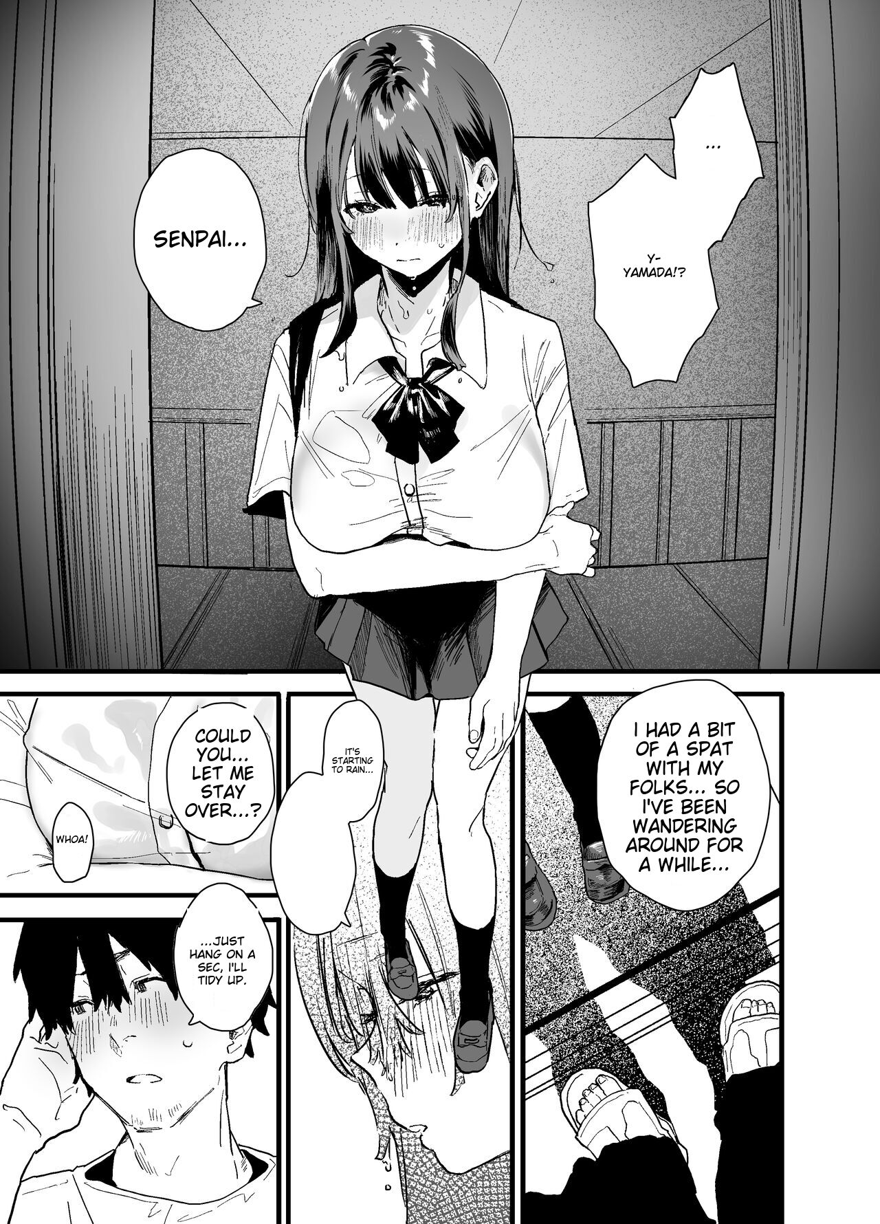 [Yamakon-ya (Yamakonbu)]My part-time coworker ran away from home and came to work here, but she was too sexy...[English] [MTL] Page 11